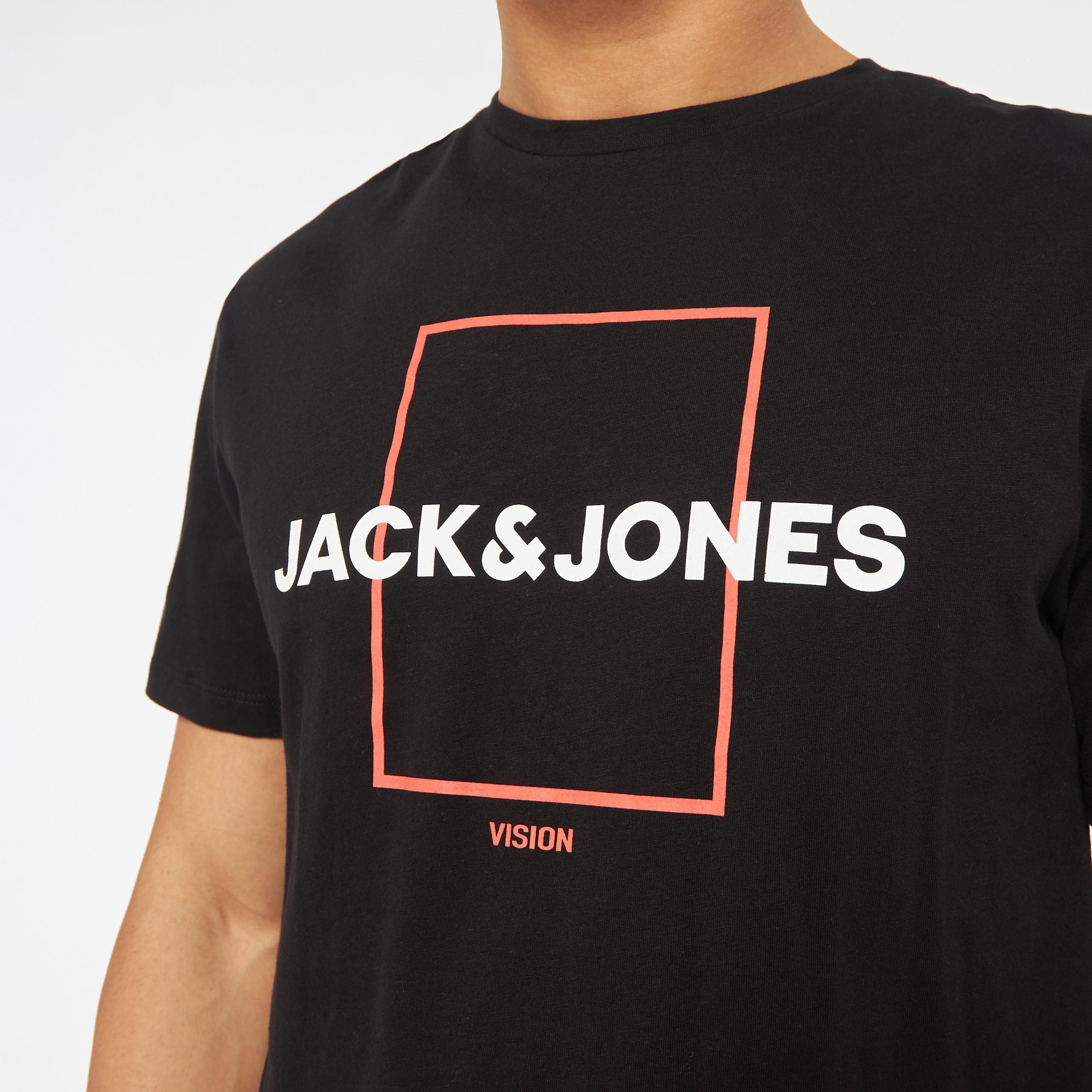 Jack & Jones Logo Crew Neck Short Sleeves T-Shirt-men-clothing-tshirtsandpolos-tshirts-image-4