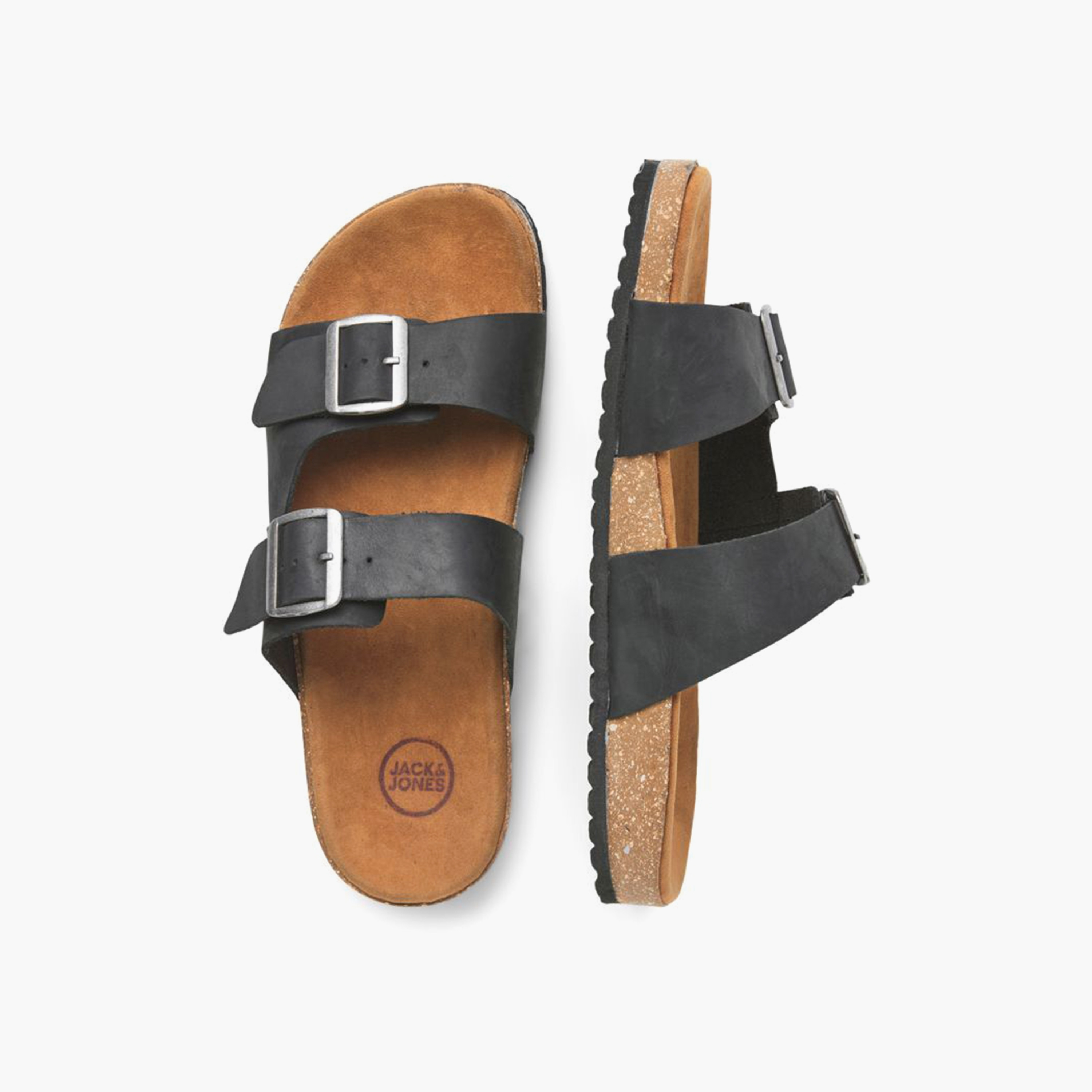 صنادل عربية للرجال من جاك آند جونز سهلة الارتداء | 12231423-men-shoes-sandals-image-3