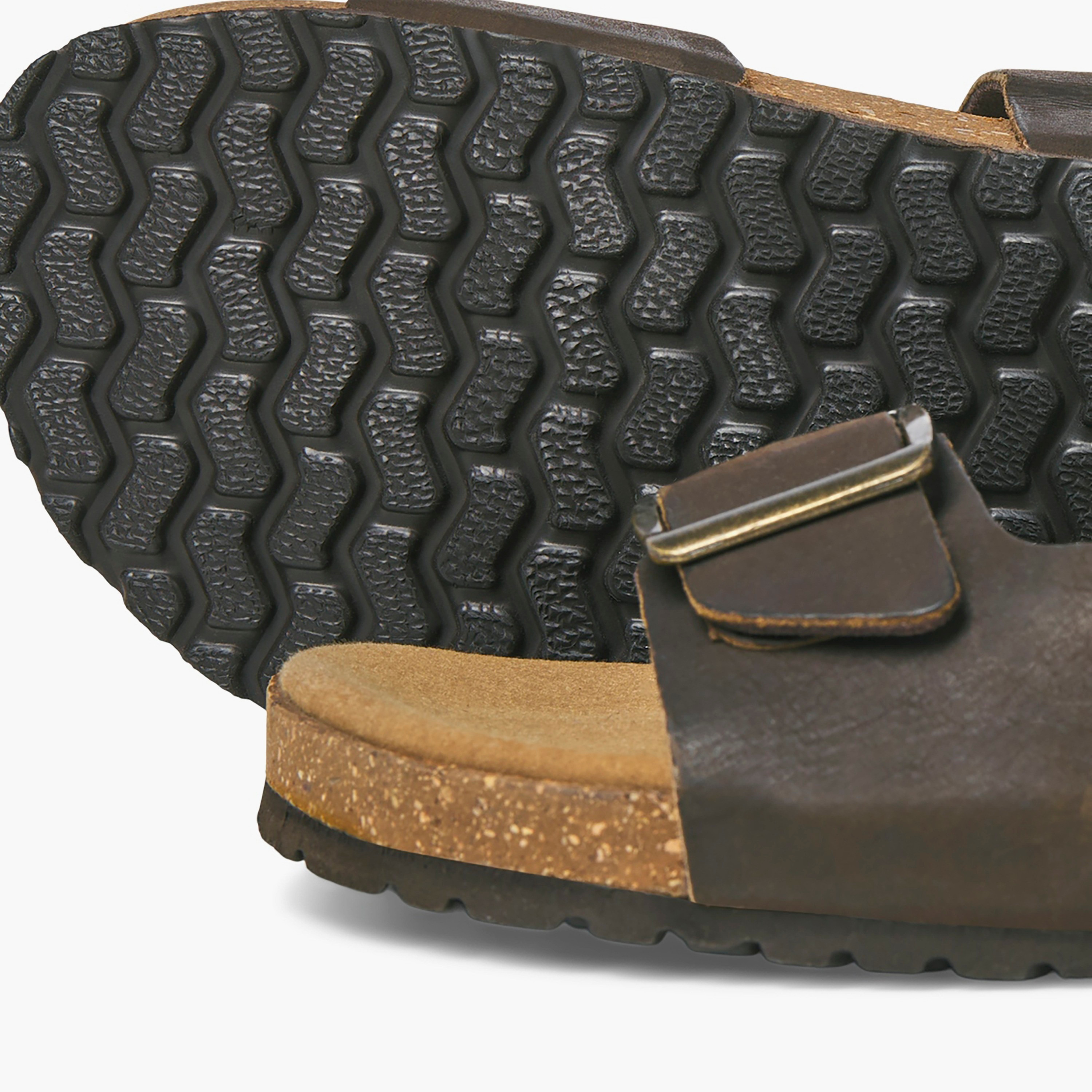 Jack & Jones Men's Slip On Arabic Sandals | 12231423-men-shoes-sandals-image-2