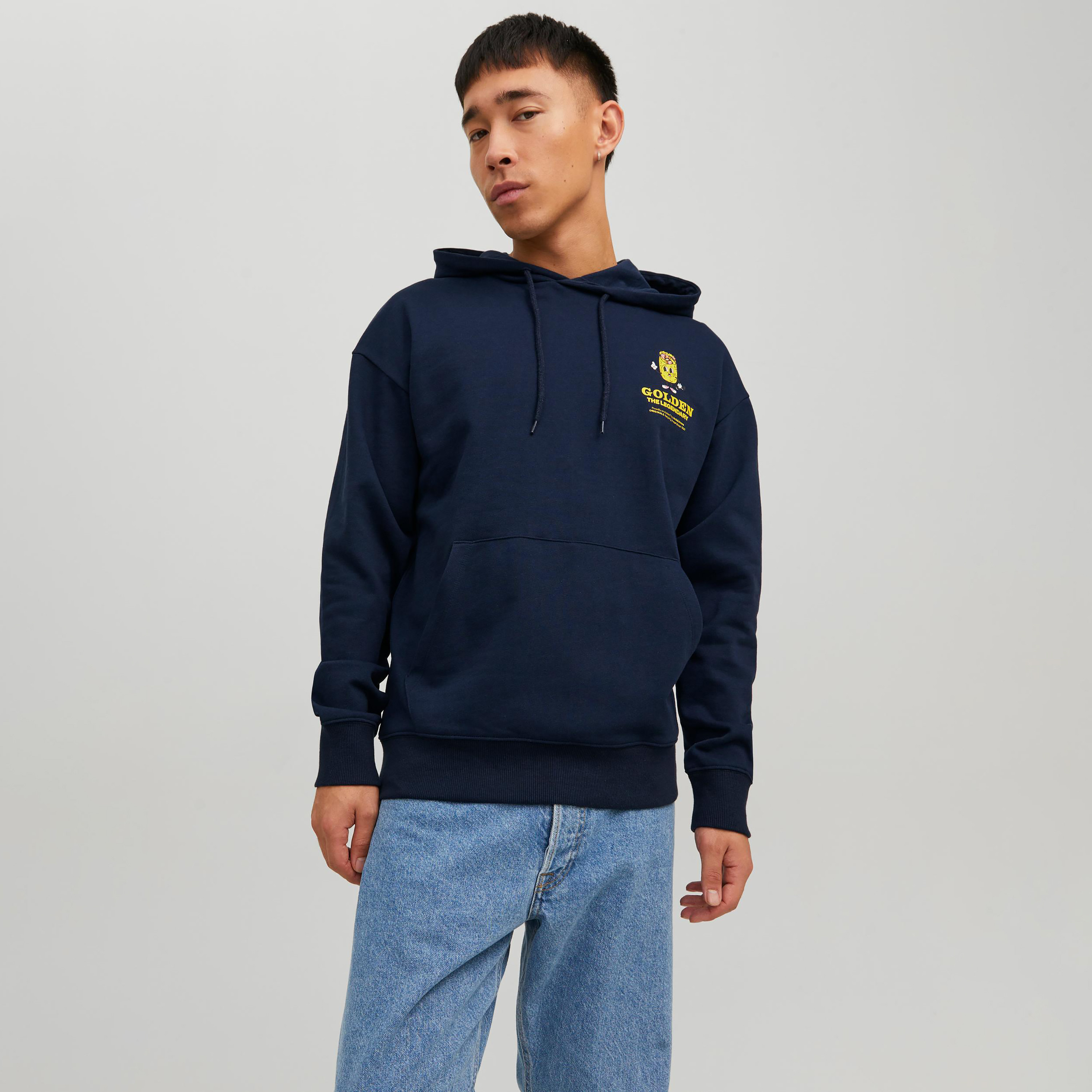Jack & Jones Printed Long Sleeves Hoodie with Kangaroo Pocket-men-winterwear-hoodiesandsweatshirts-image-1
