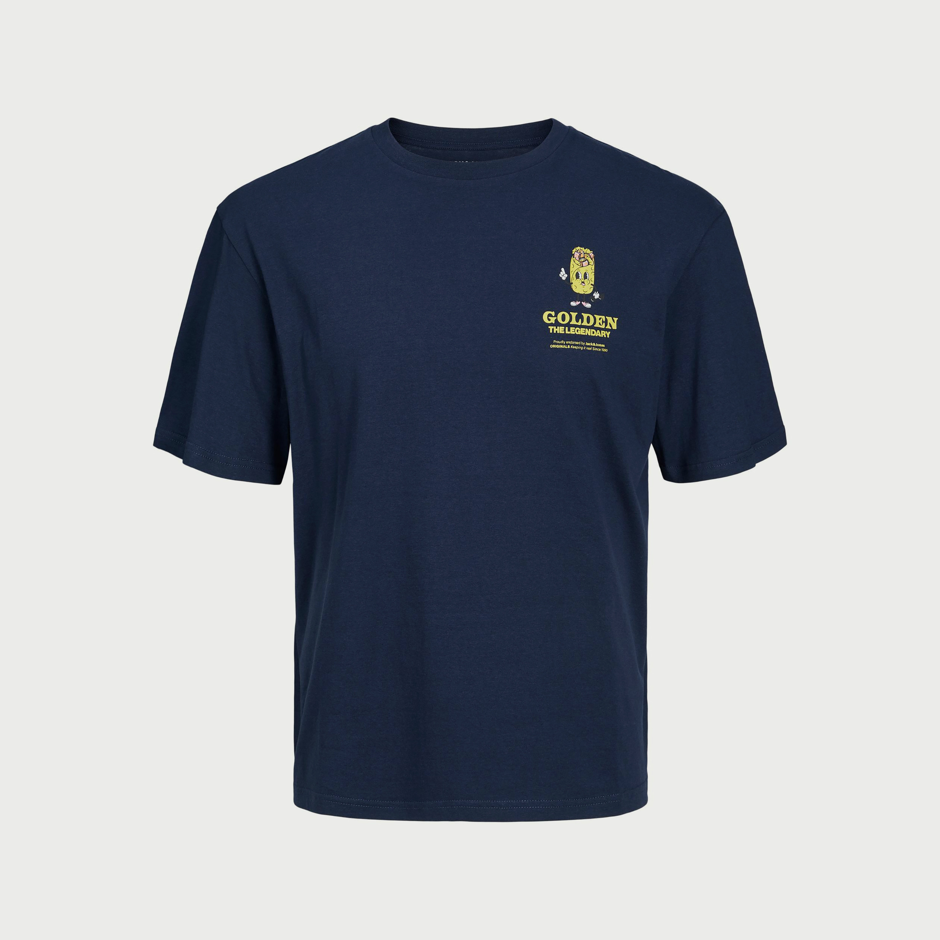 تي شيرت من جاك آند جونز مطبوع بأكمام قصيرة و ياقة مستديرة-men-clothing-tshirtsandpolos-tshirts-image-5