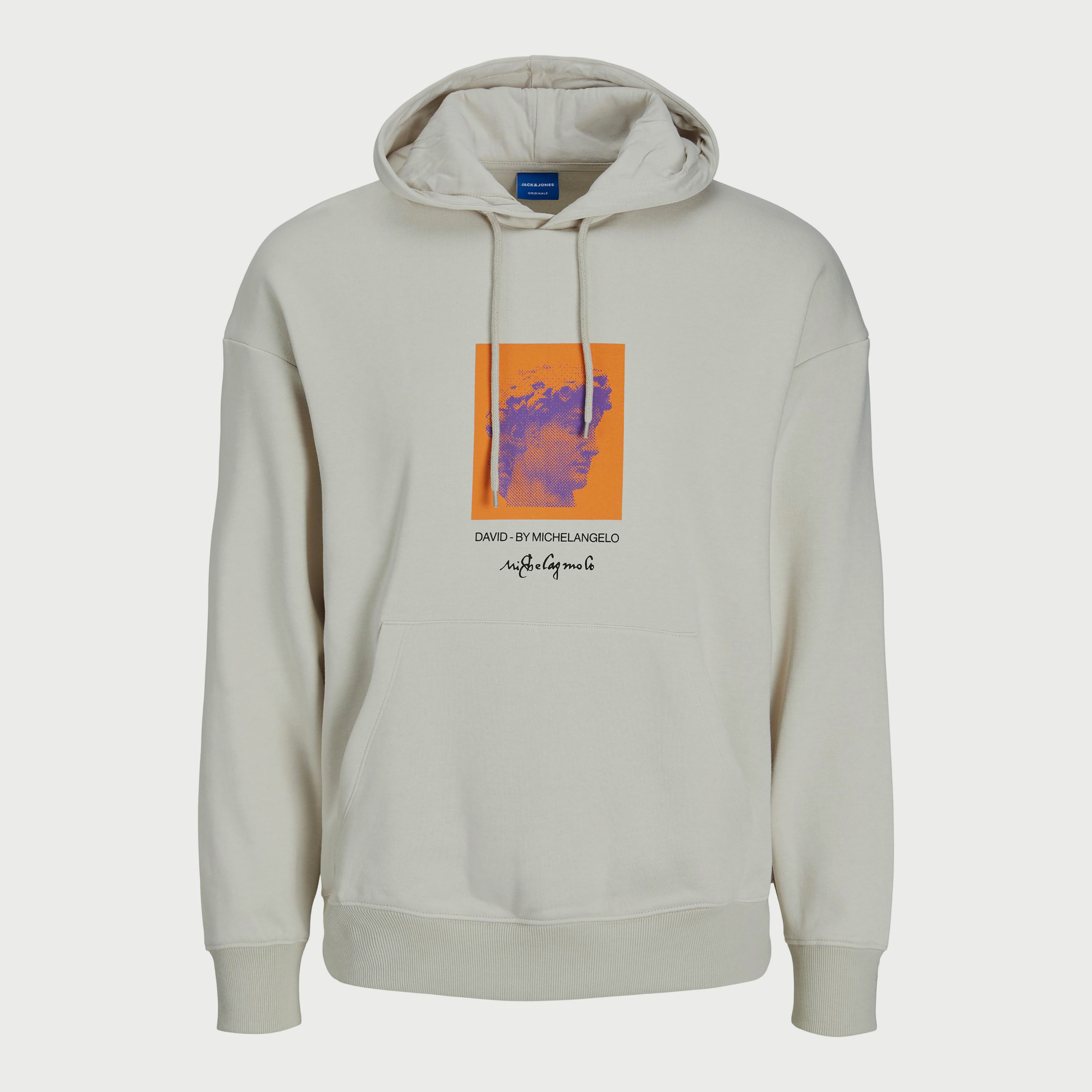 هودي من جاك آند جونز مطبوع بأكمام طويلة مع جيب كانغارو-men-winterwear-hoodiesandsweatshirts-image-5