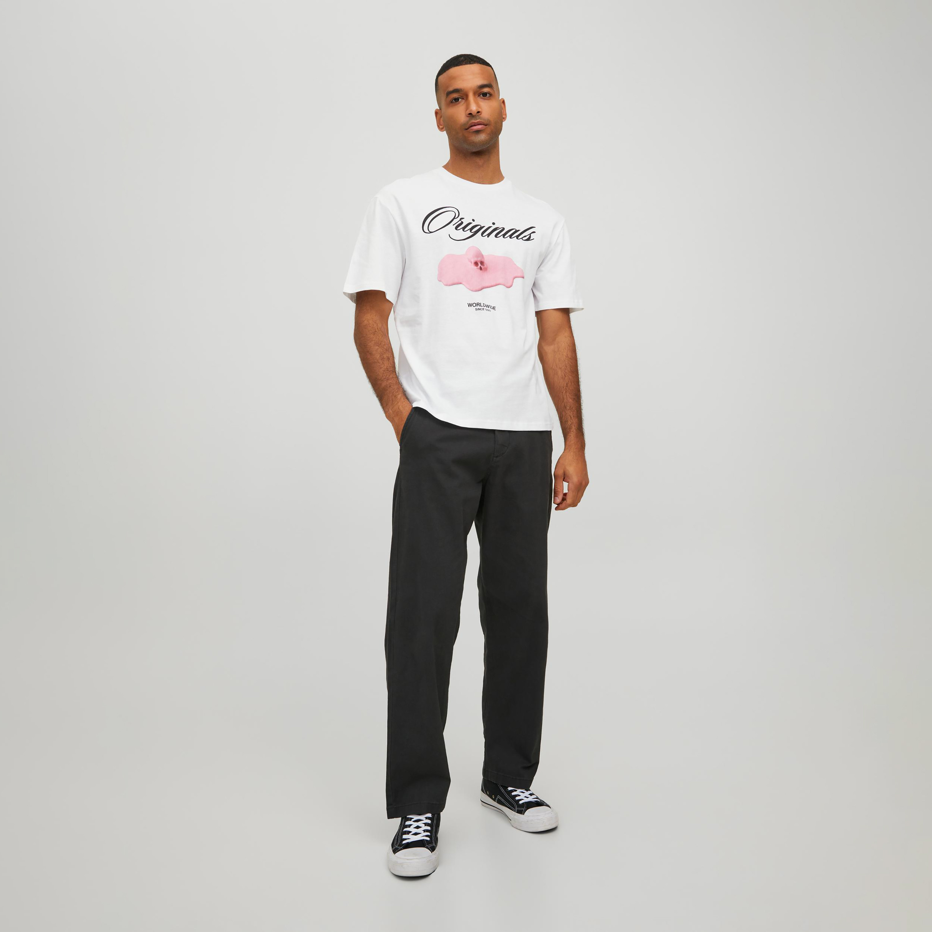Jack & Jones Printed Crew Neck Short Sleeves T-Shirt-men-clothing-tshirtsandpolos-tshirts-image-2