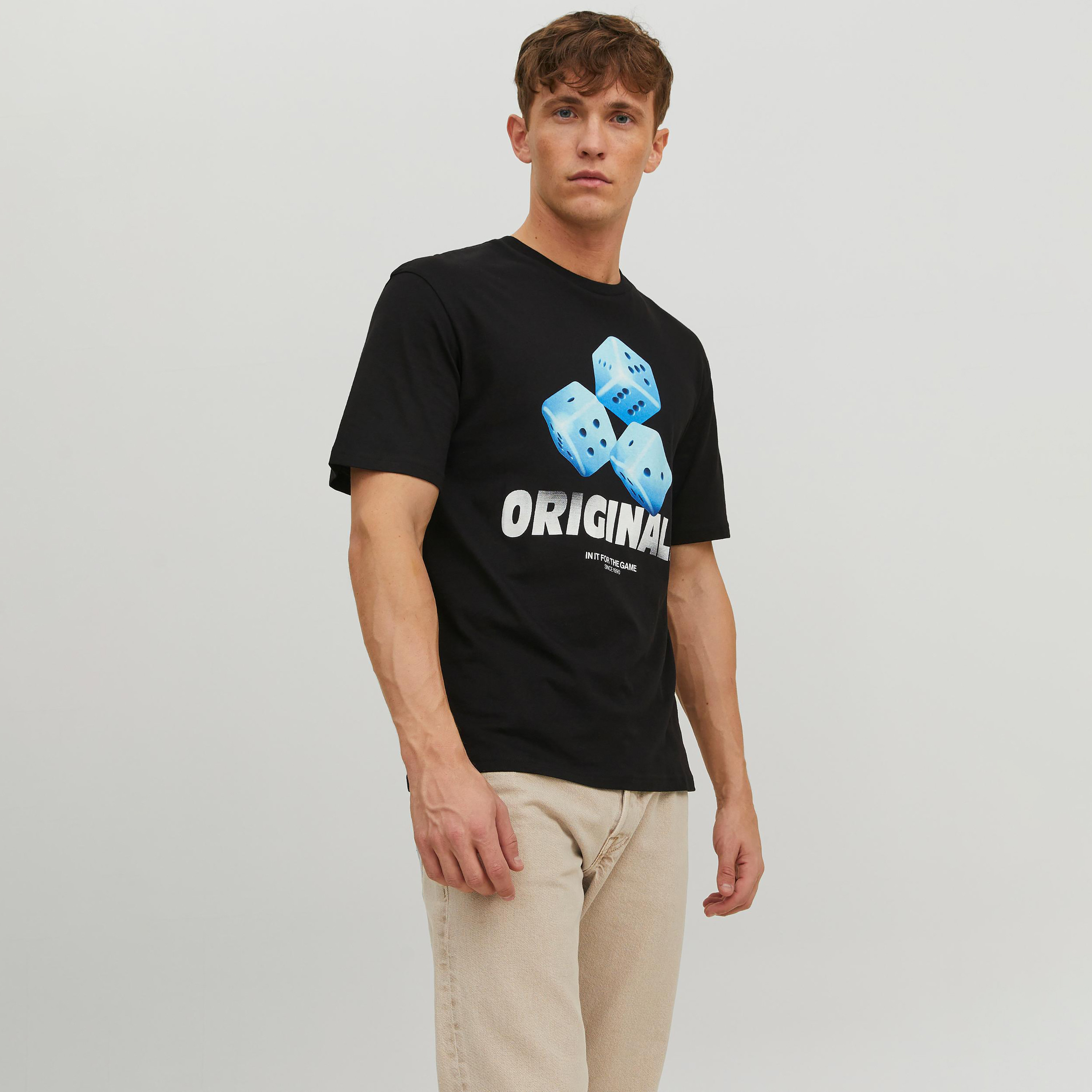 Jack & Jones Printed Crew Neck Short Sleeves T-Shirt-men-clothing-tshirtsandpolos-tshirts-image-1