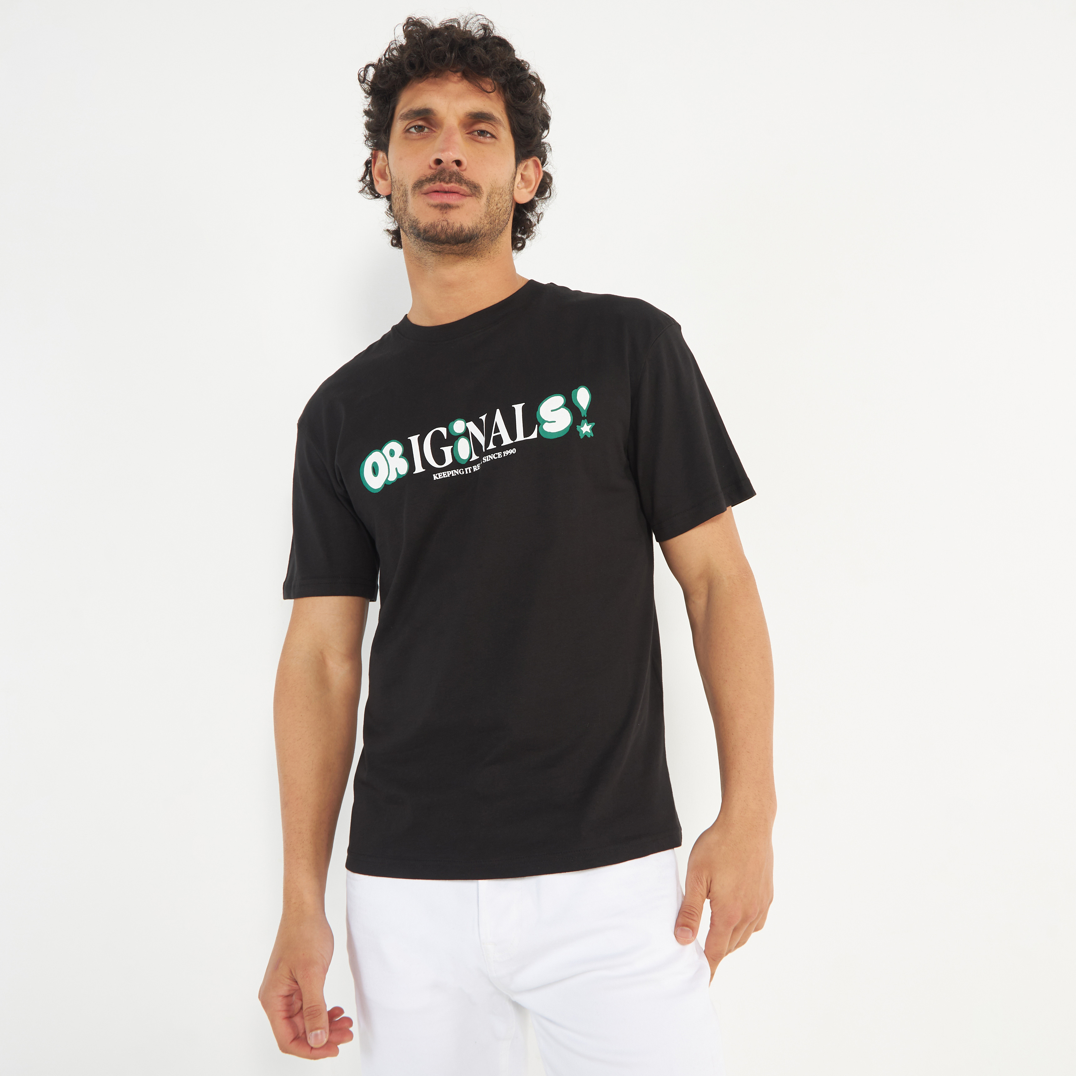 Jack & Jones Printed Crew Neck Short Sleeves T-Shirt-men-clothing-tshirtsandpolos-tshirts-image-1
