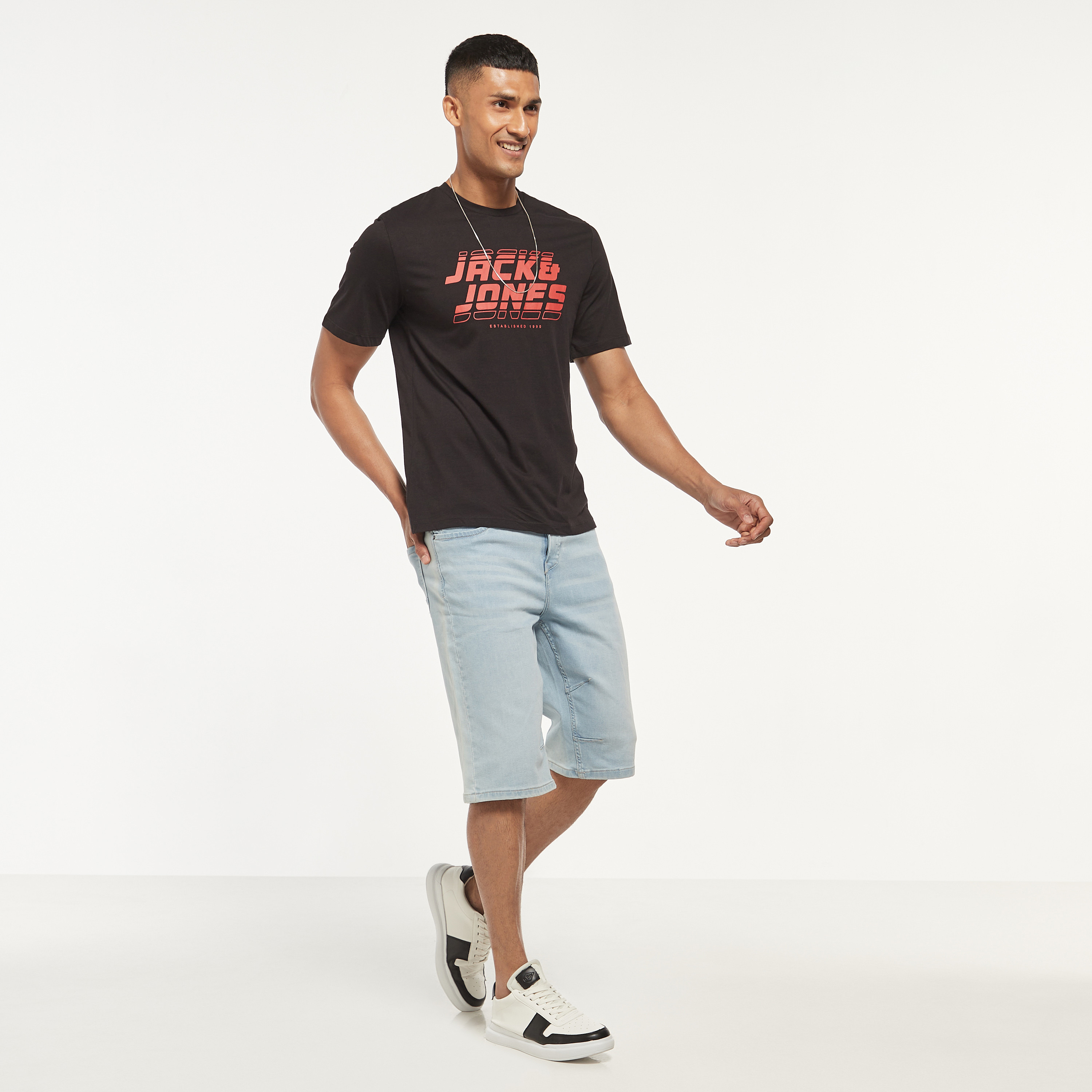 Jack & Jones Logo Crew Neck Short Sleeves T-Shirt-men-clothing-tshirtsandpolos-tshirts-image-2