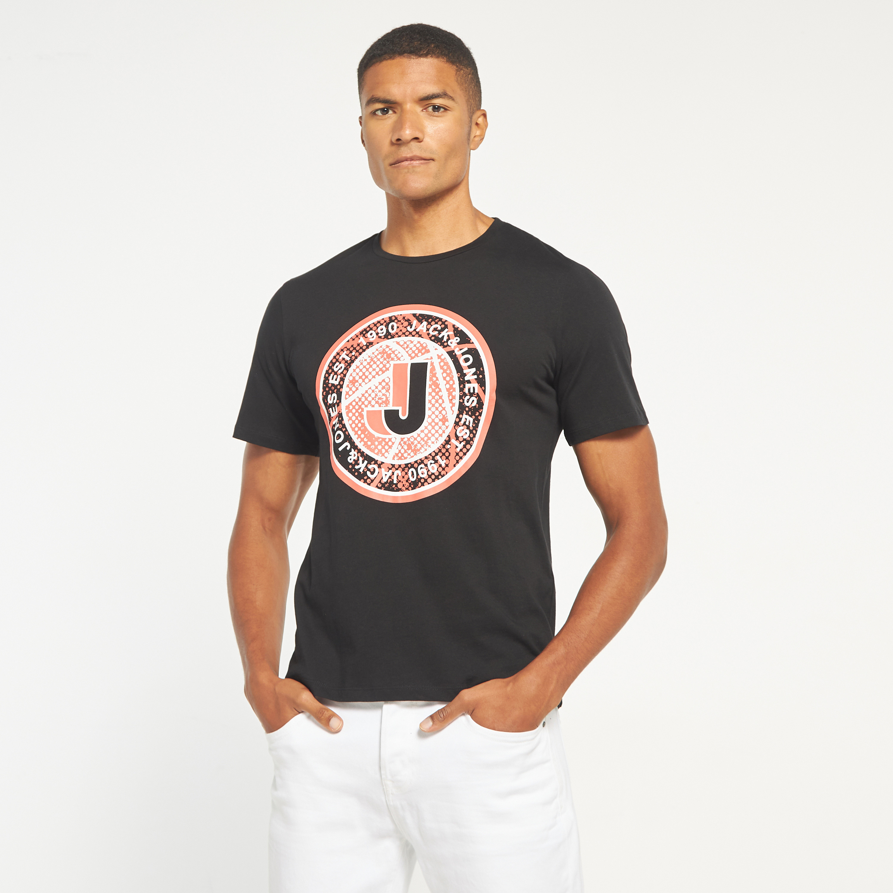 Jack & Jones Printed Crew Neck Short Sleeves T-Shirt-men-clothing-tshirtsandpolos-tshirts-image-1