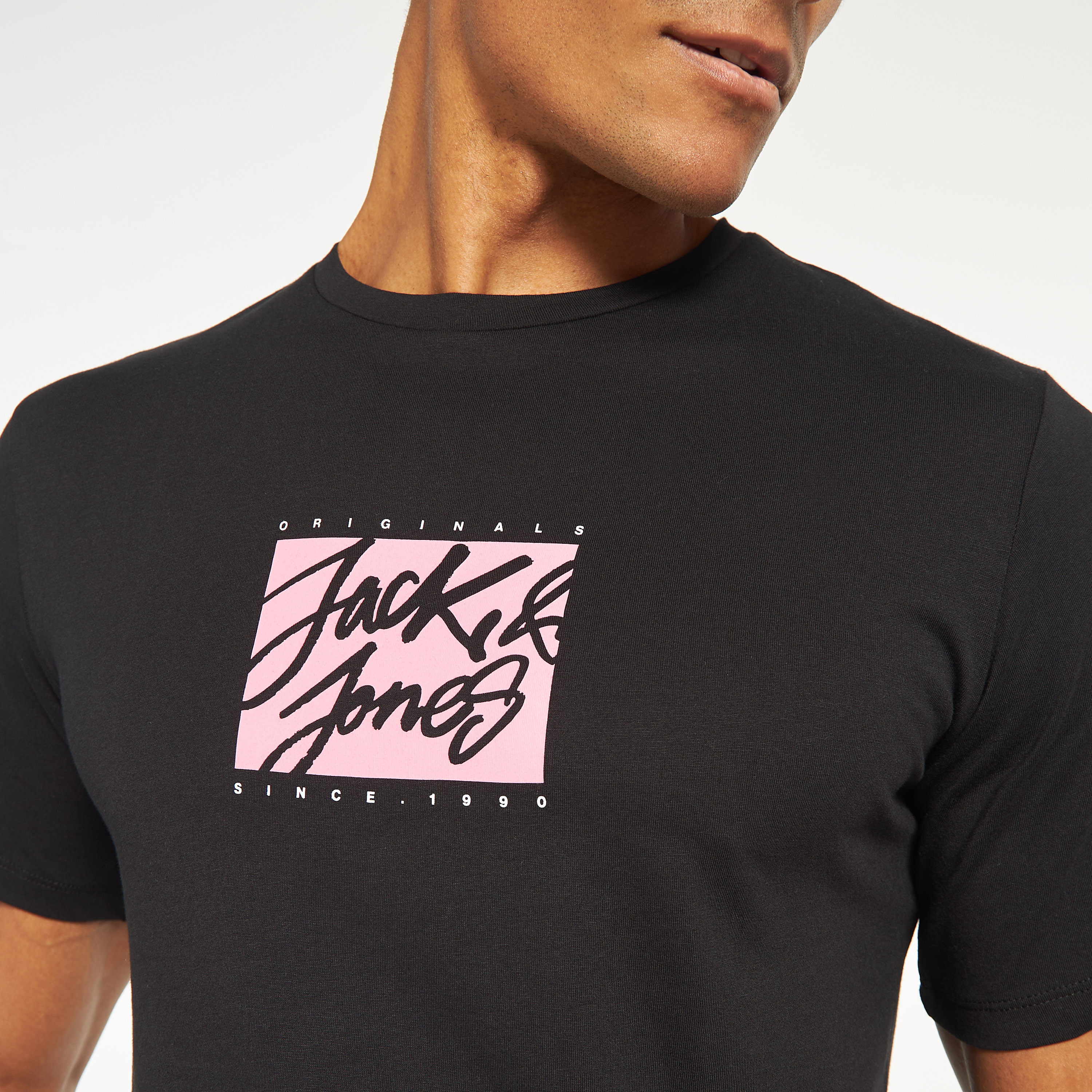 Jack & Jones Printed Crew Neck Short Sleeves T-Shirt-men-clothing-tshirtsandpolos-tshirts-image-3