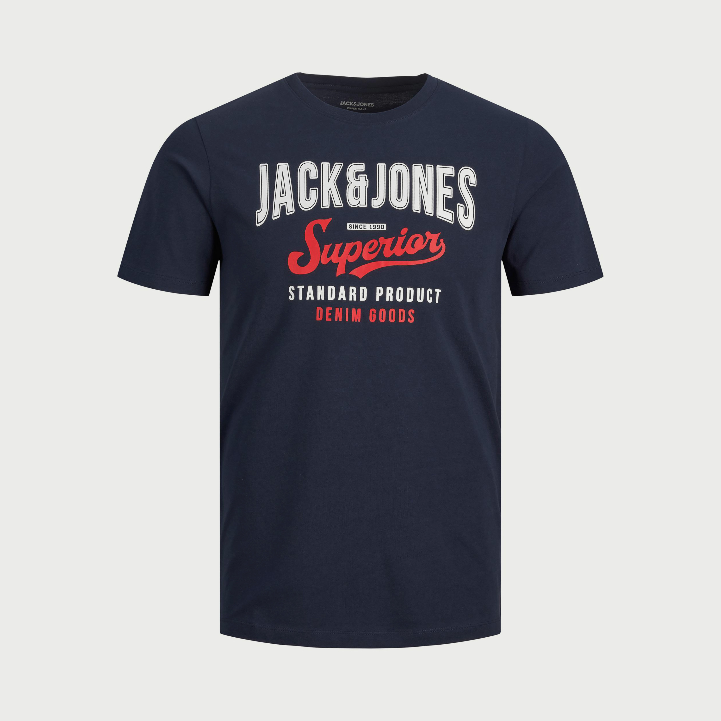 حزمة من 2 تي شيرت من جاك آند جونز مع شعار بأكمام قصيرة و ياقة مستديرة-men-clothing-tshirtsandpolos-tshirts-image-3