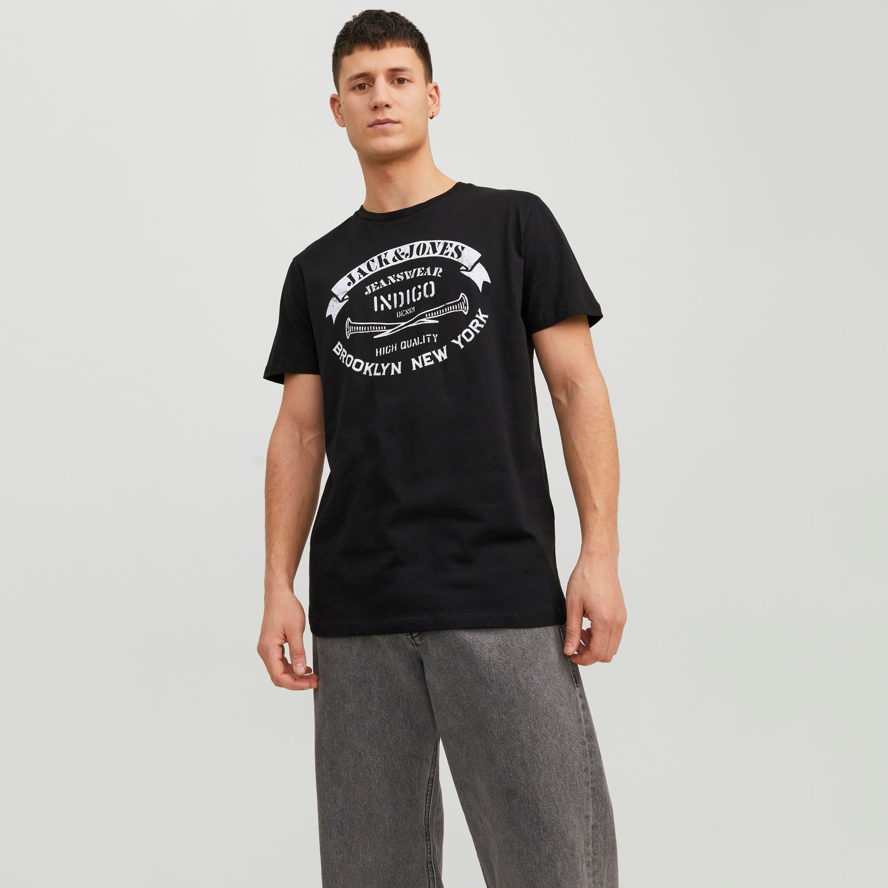 Jack & Jones Printed Crew Neck Short Sleeves T-Shirt-men-clothing-tshirtsandpolos-tshirts-image-1