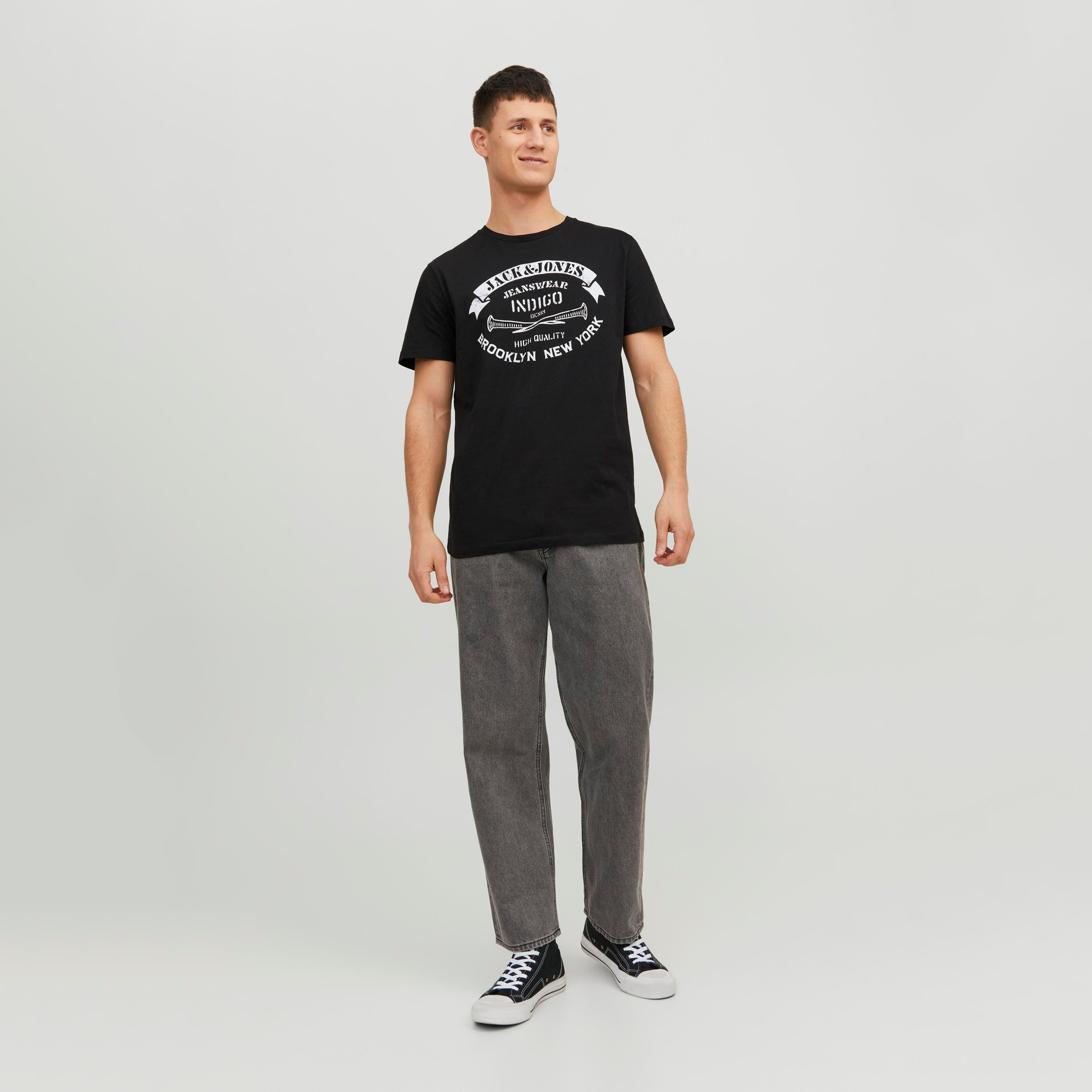 Jack & Jones Printed Crew Neck Short Sleeves T-Shirt-men-clothing-tshirtsandpolos-tshirts-image-2