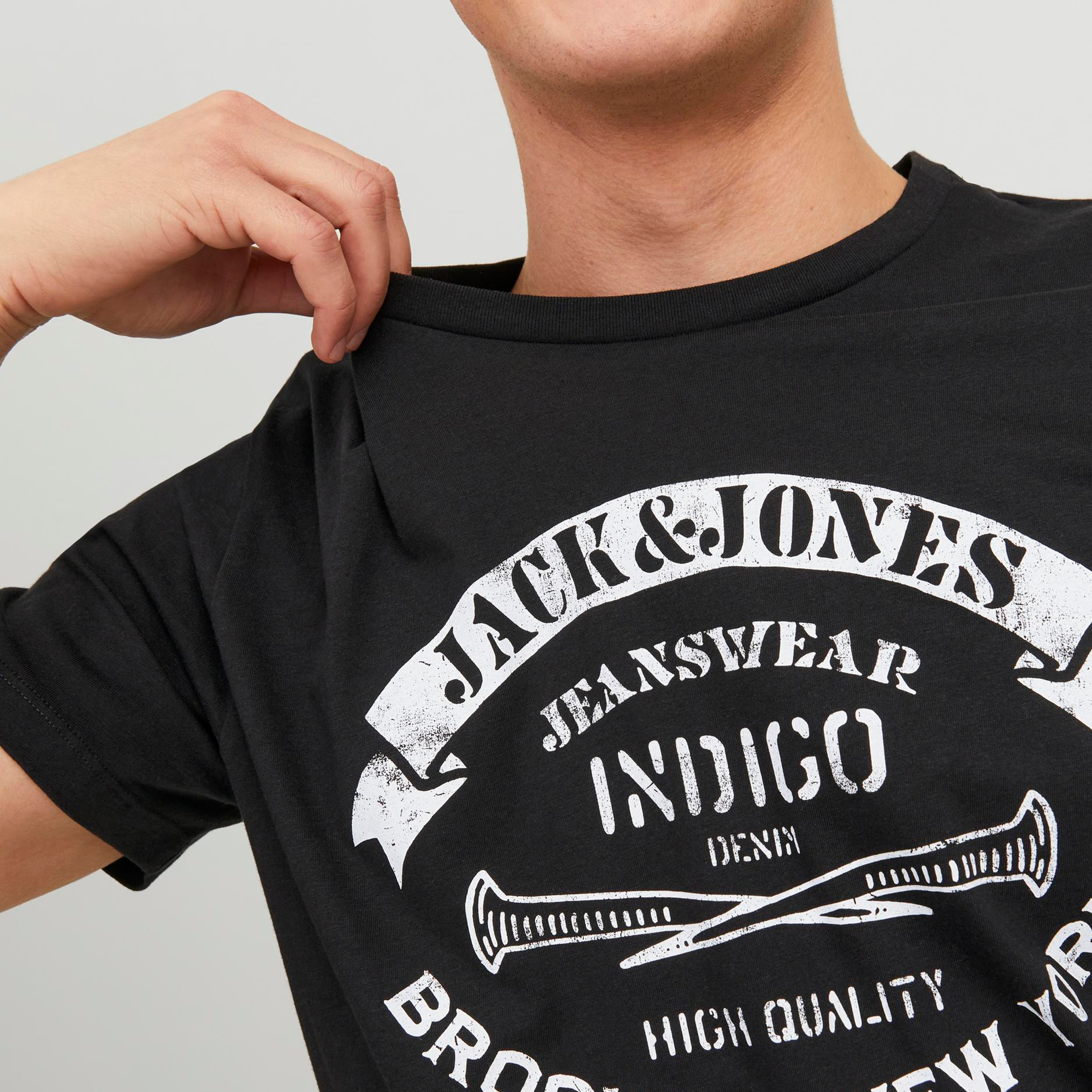 Jack & Jones Printed Crew Neck Short Sleeves T-Shirt-men-clothing-tshirtsandpolos-tshirts-image-3