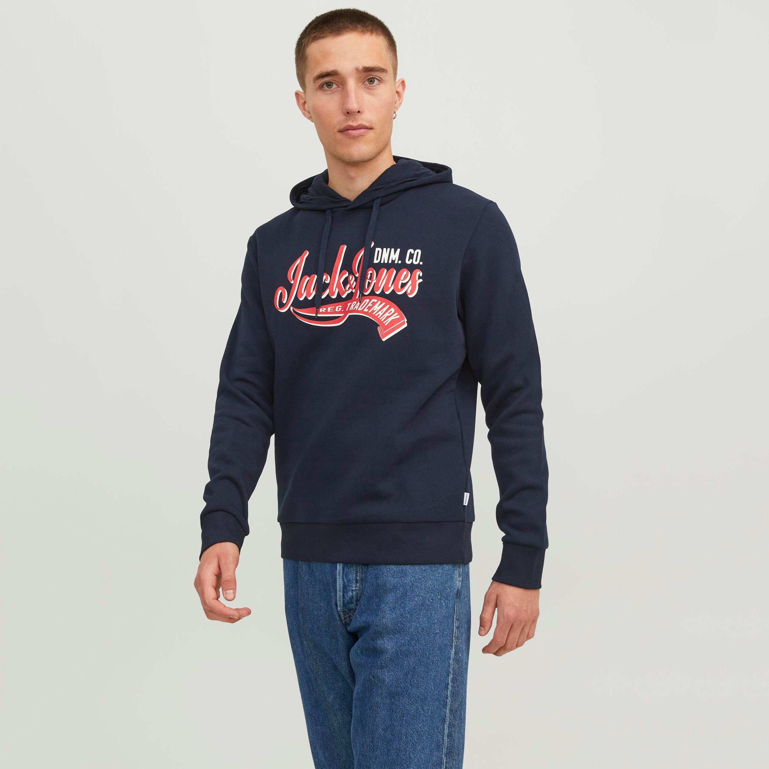 Jack & Jones Logo Print Long Sleeves Hoodie-men-winterwear-hoodiesandsweatshirts-image-1