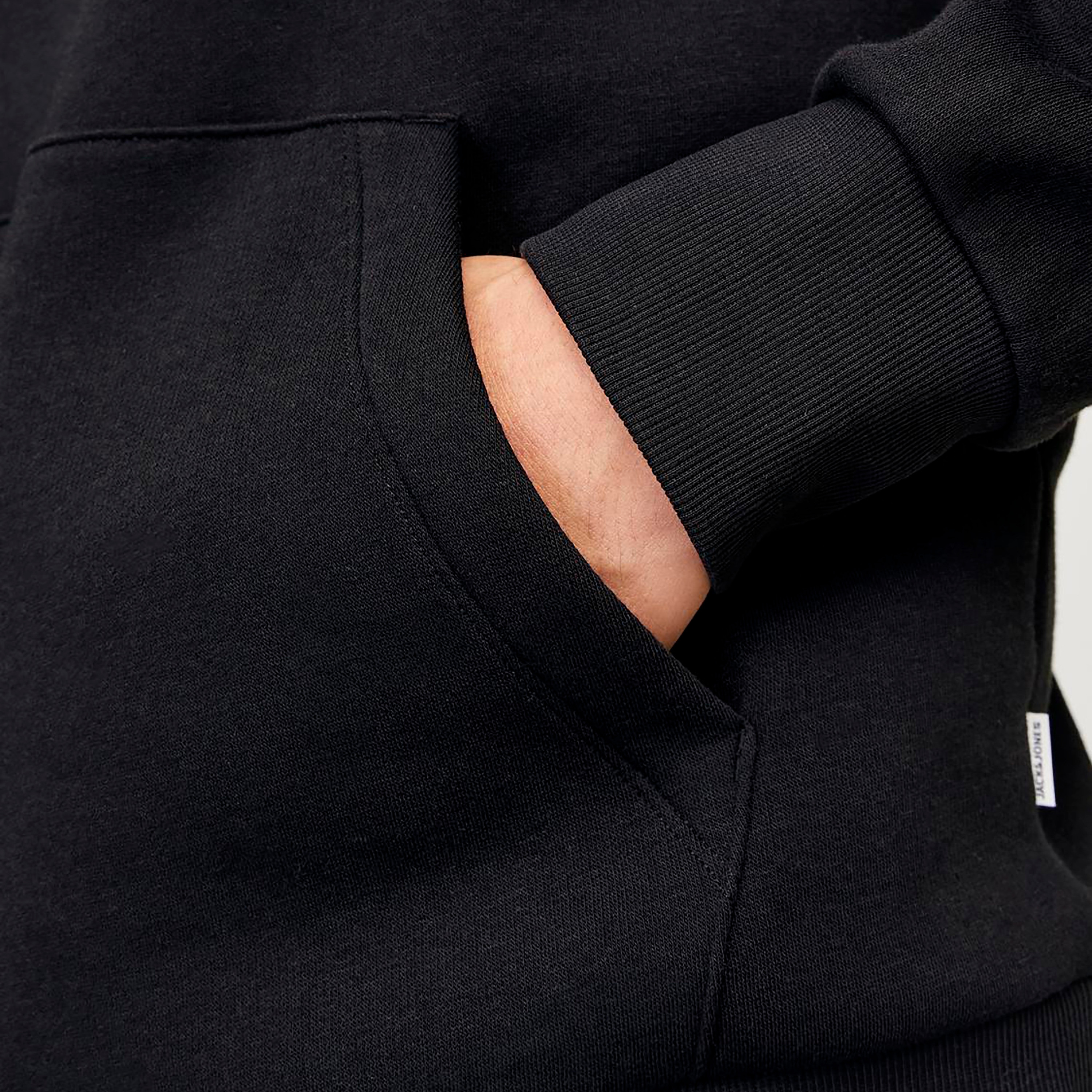 هوديي بأكمام طويلة ذو شعار من جاك آند جونز-men-winterwear-hoodiesandsweatshirts-image-3