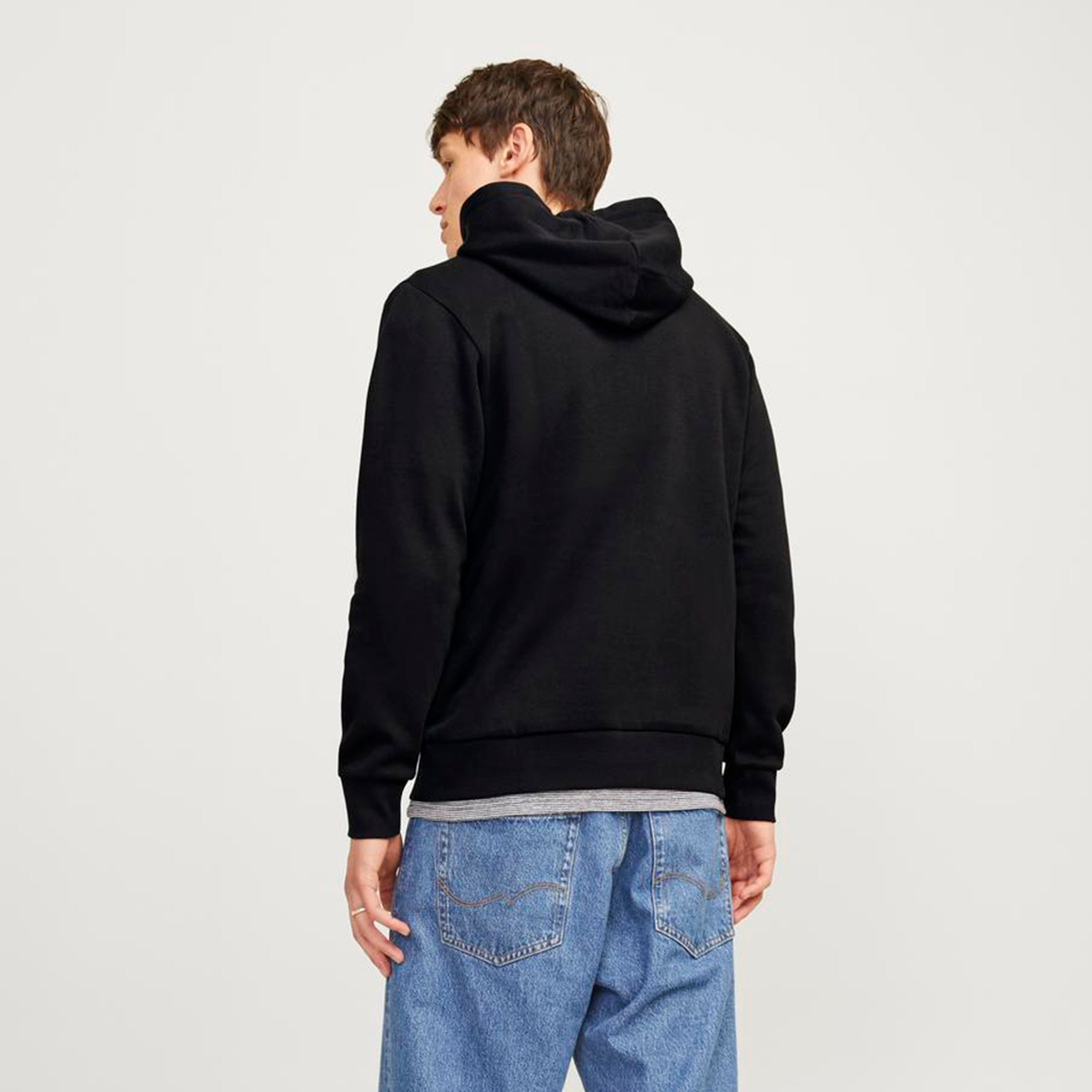هوديي بأكمام طويلة ذو شعار من جاك آند جونز-men-winterwear-hoodiesandsweatshirts-image-4