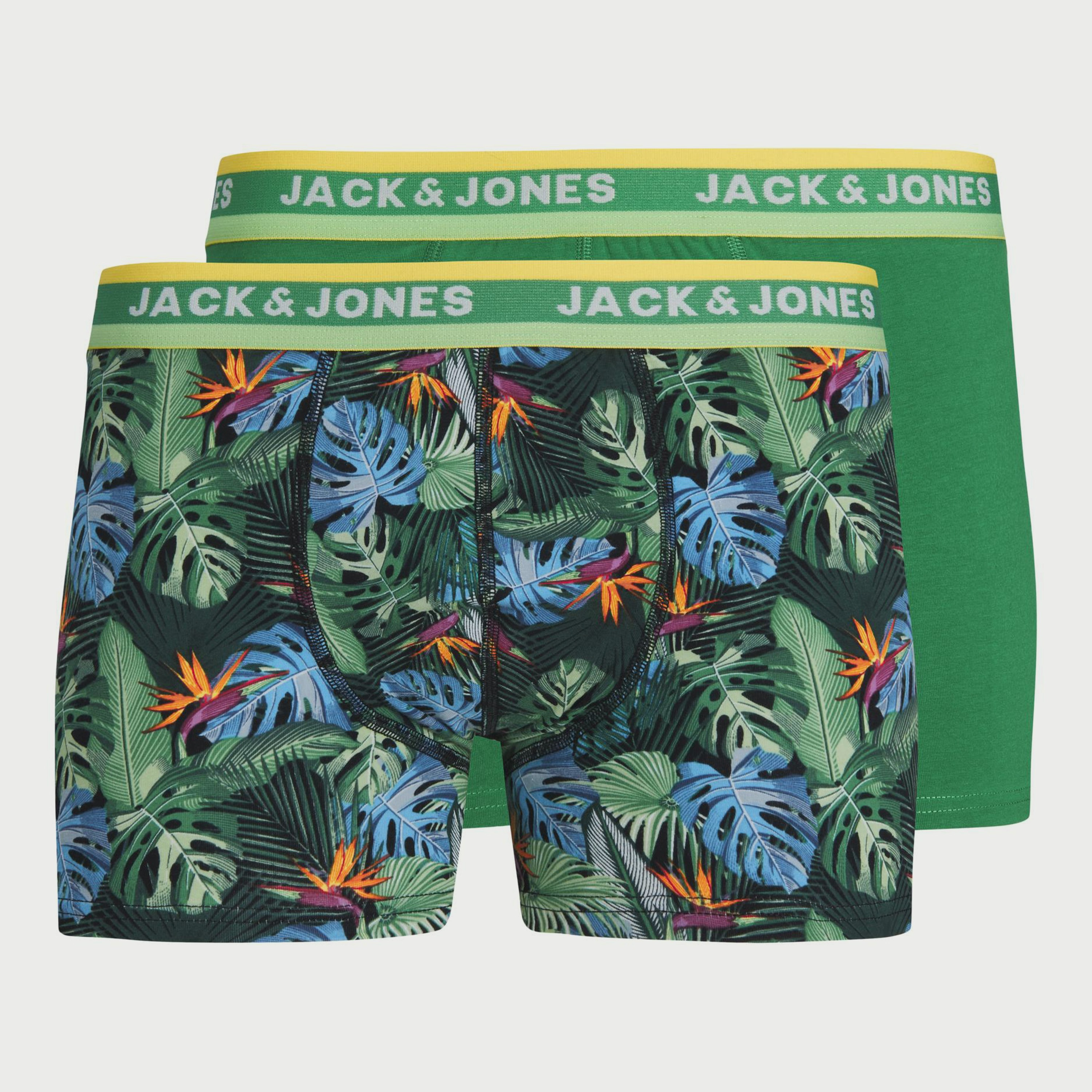 Buy Men s Pack of 2 Jack and Jones Printed Trunks Online