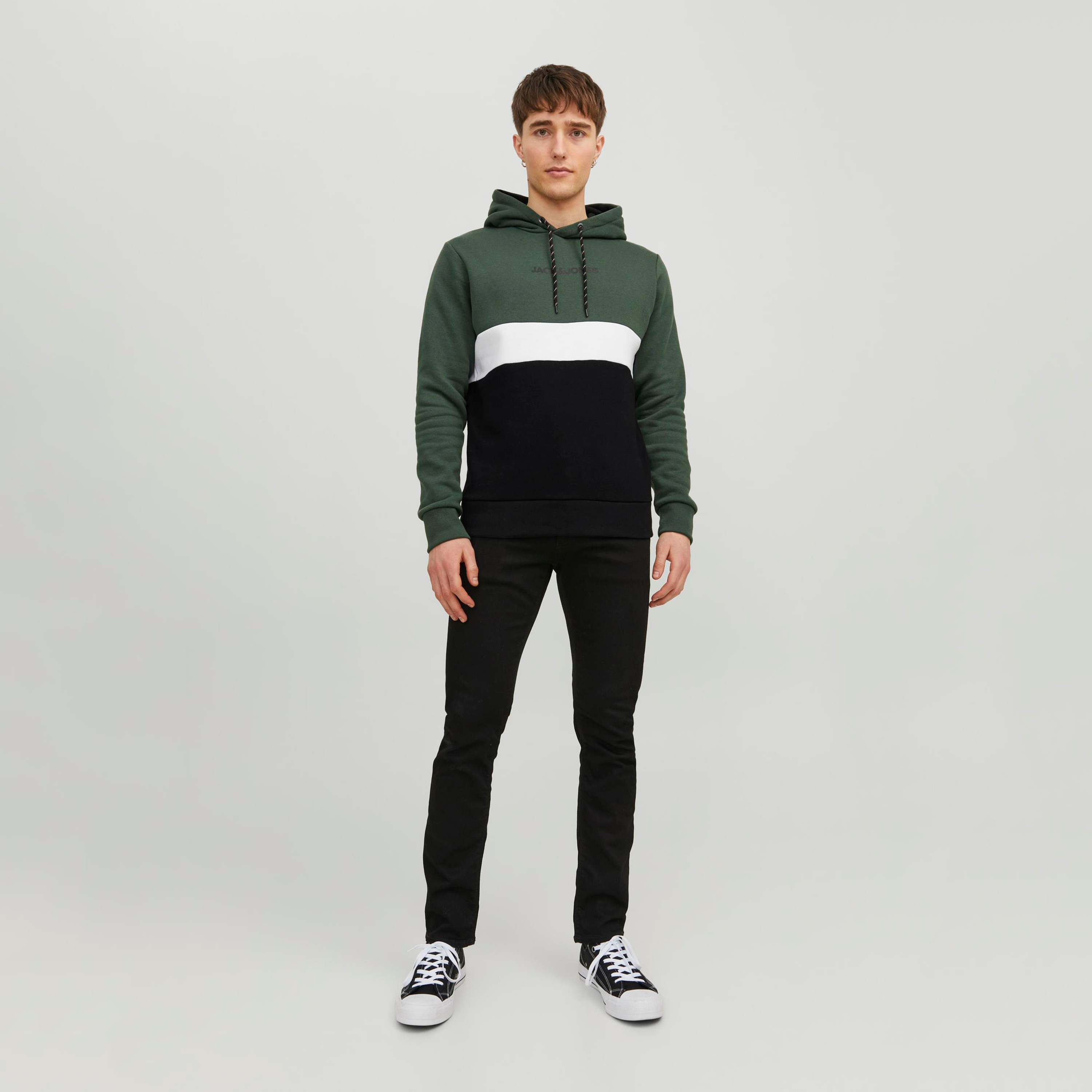 Jack & Jones Colour Block Hoodie with Kangaroo Pocket-men-winterwear-hoodiesandsweatshirts-image-2