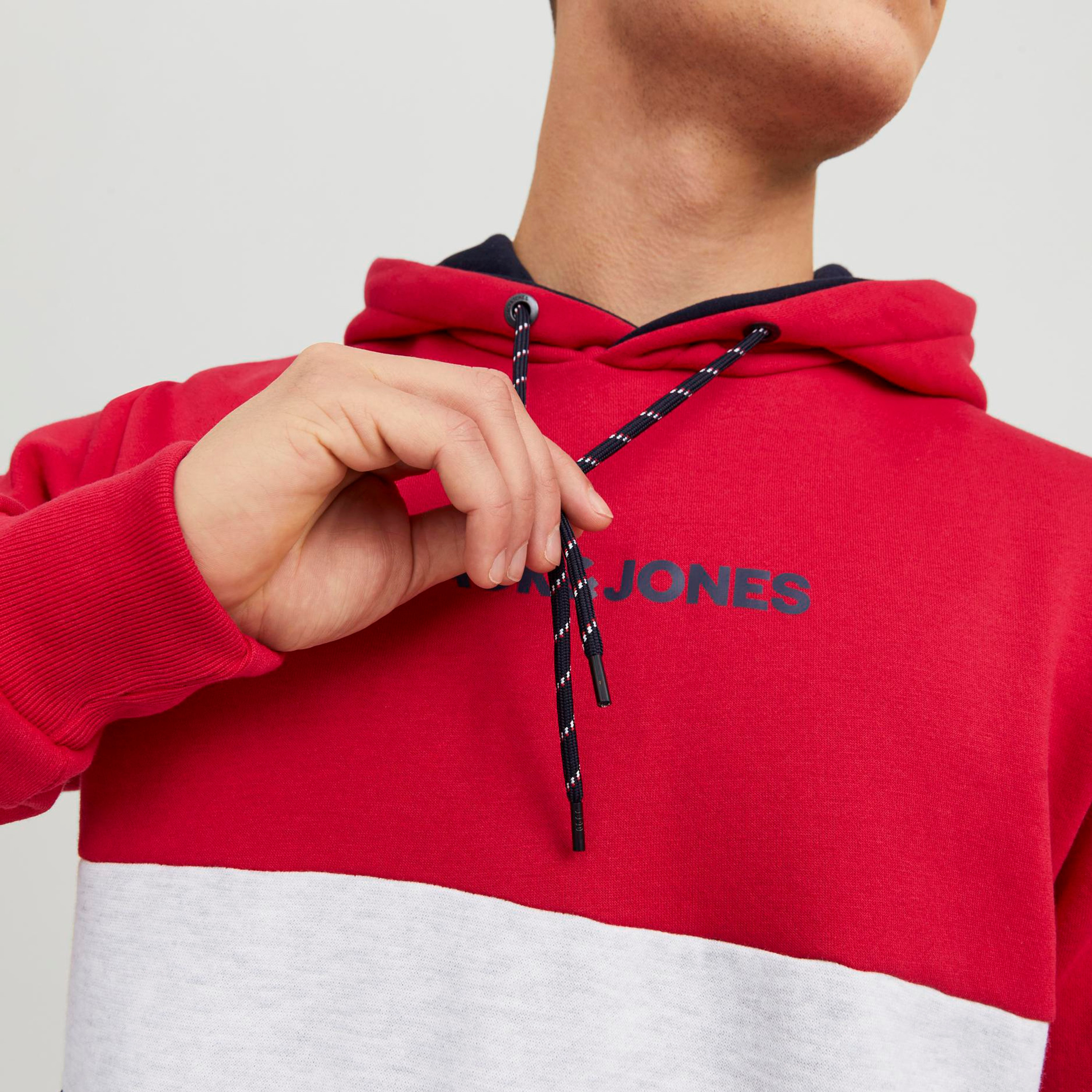 Jack & Jones Colour Block Hoodie with Kangaroo Pocket-men-winterwear-hoodiesandsweatshirts-image-11