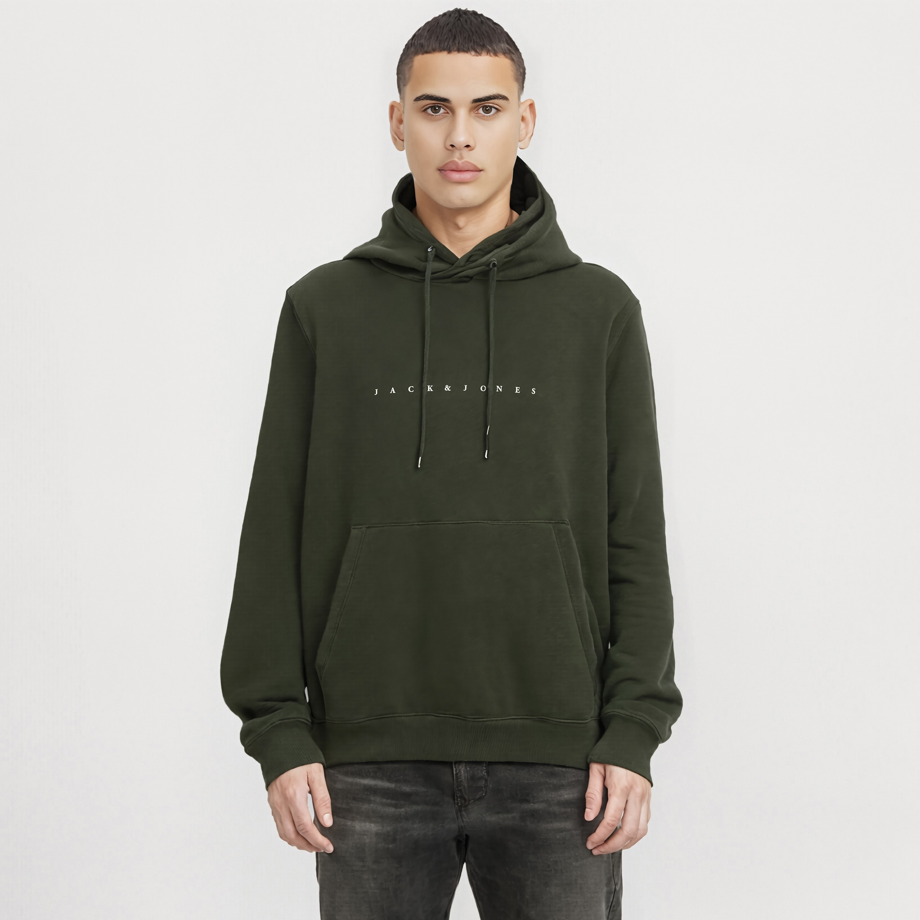 هودي جاك آند جونز بجيب كانغارو مع شعار-men-winterwear-hoodiesandsweatshirts-image-17