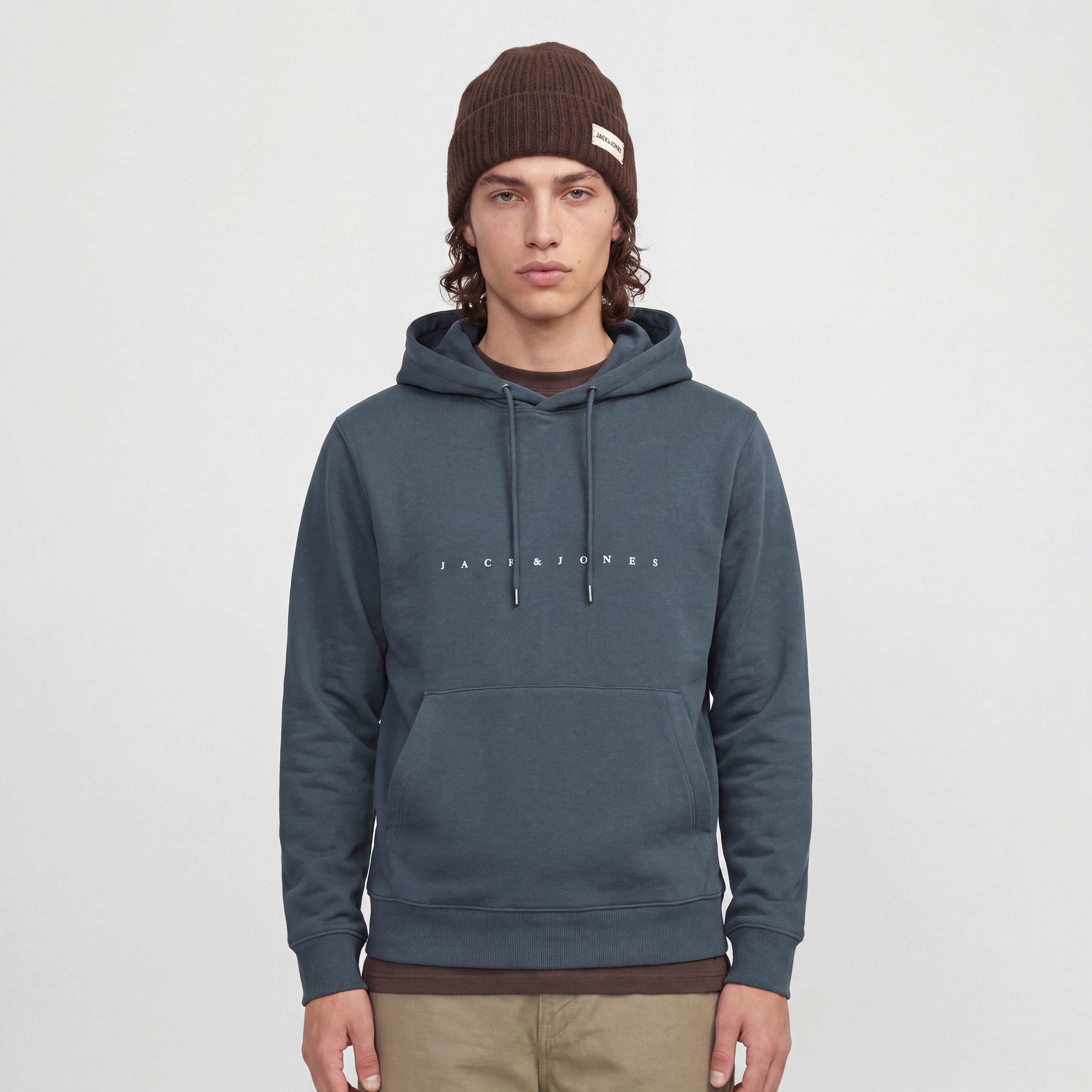 هودي سادة بأكمام طويلة رجالي من جاك آند جونز-men-winterwear-hoodiesandsweatshirts-image-5