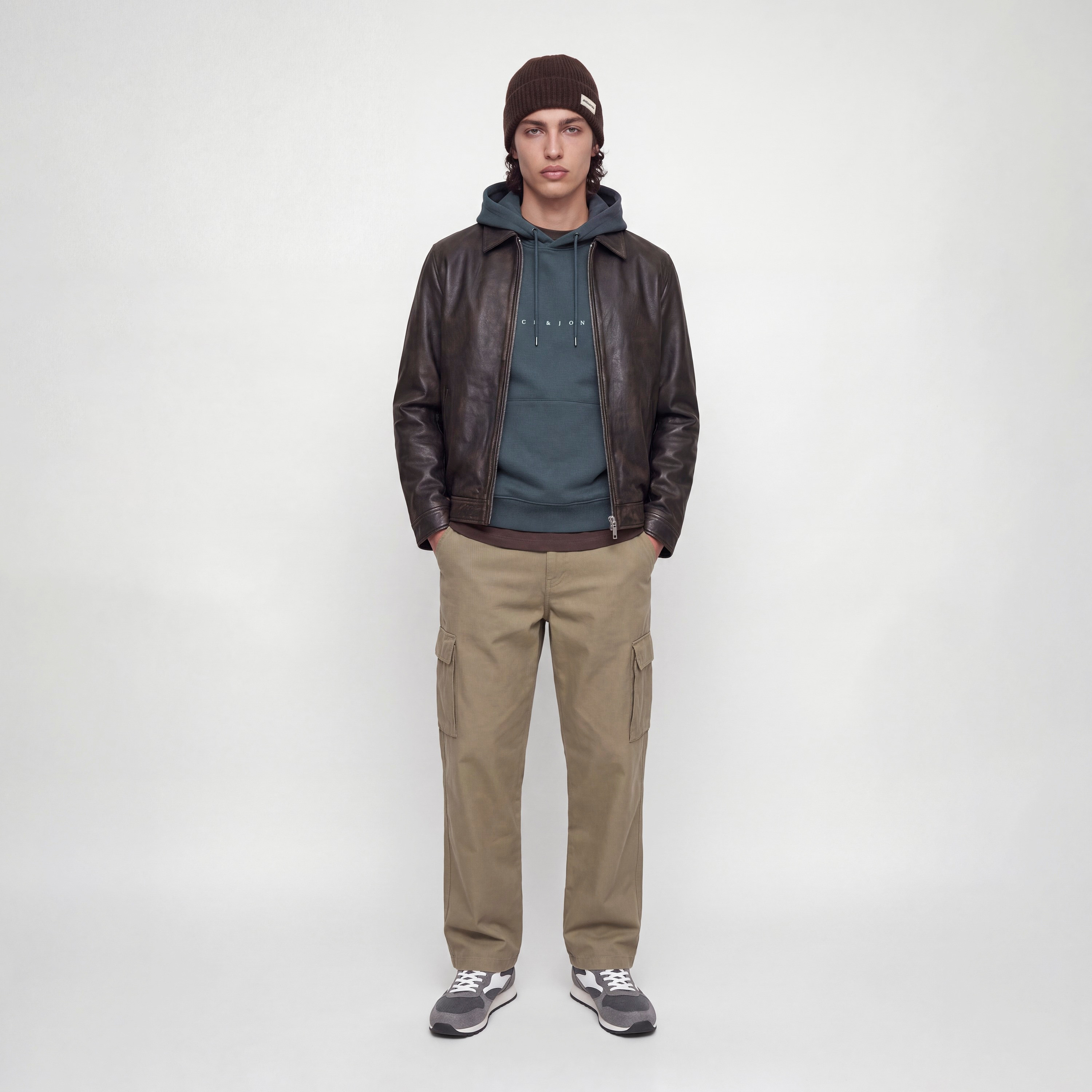 هودي سادة بأكمام طويلة رجالي من جاك آند جونز-men-winterwear-hoodiesandsweatshirts-image-6