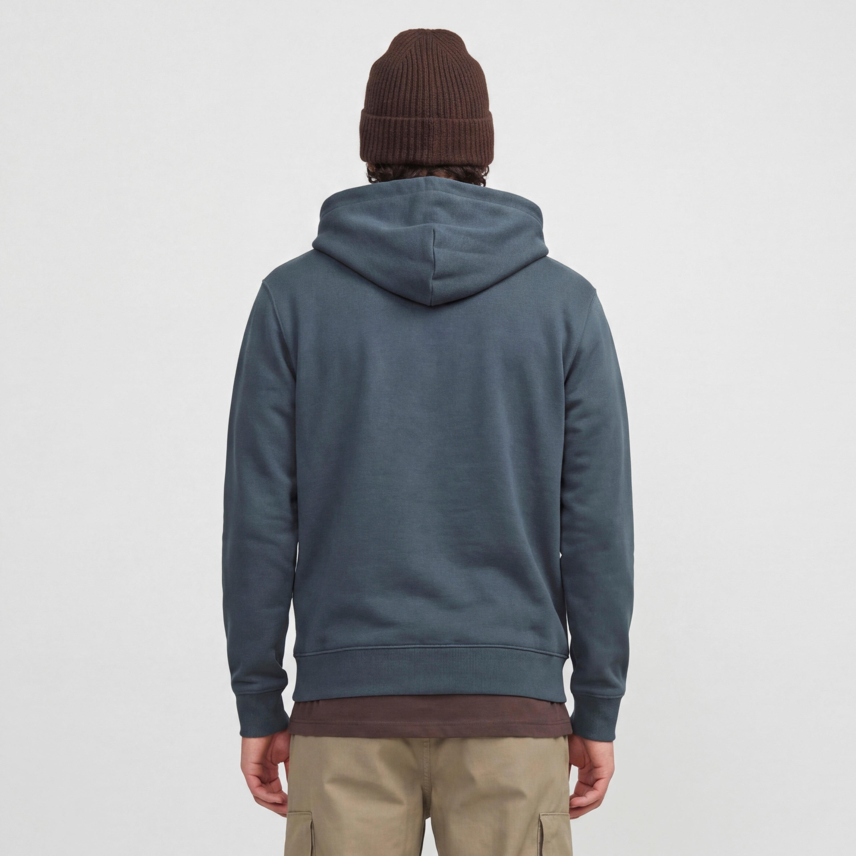 هودي سادة بأكمام طويلة رجالي من جاك آند جونز-men-winterwear-hoodiesandsweatshirts-image-2