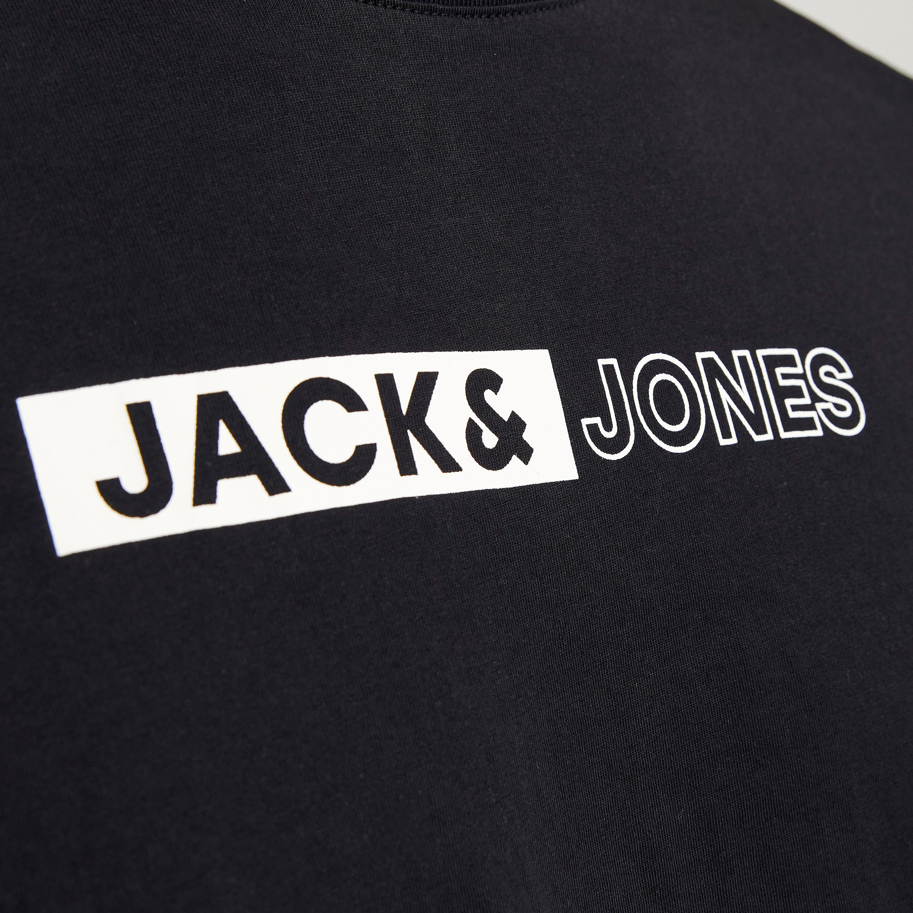 Jack & Jones Logo Crew Neck Short Sleeves T-Shirt-men-clothing-tshirtsandpolos-tshirts-image-3