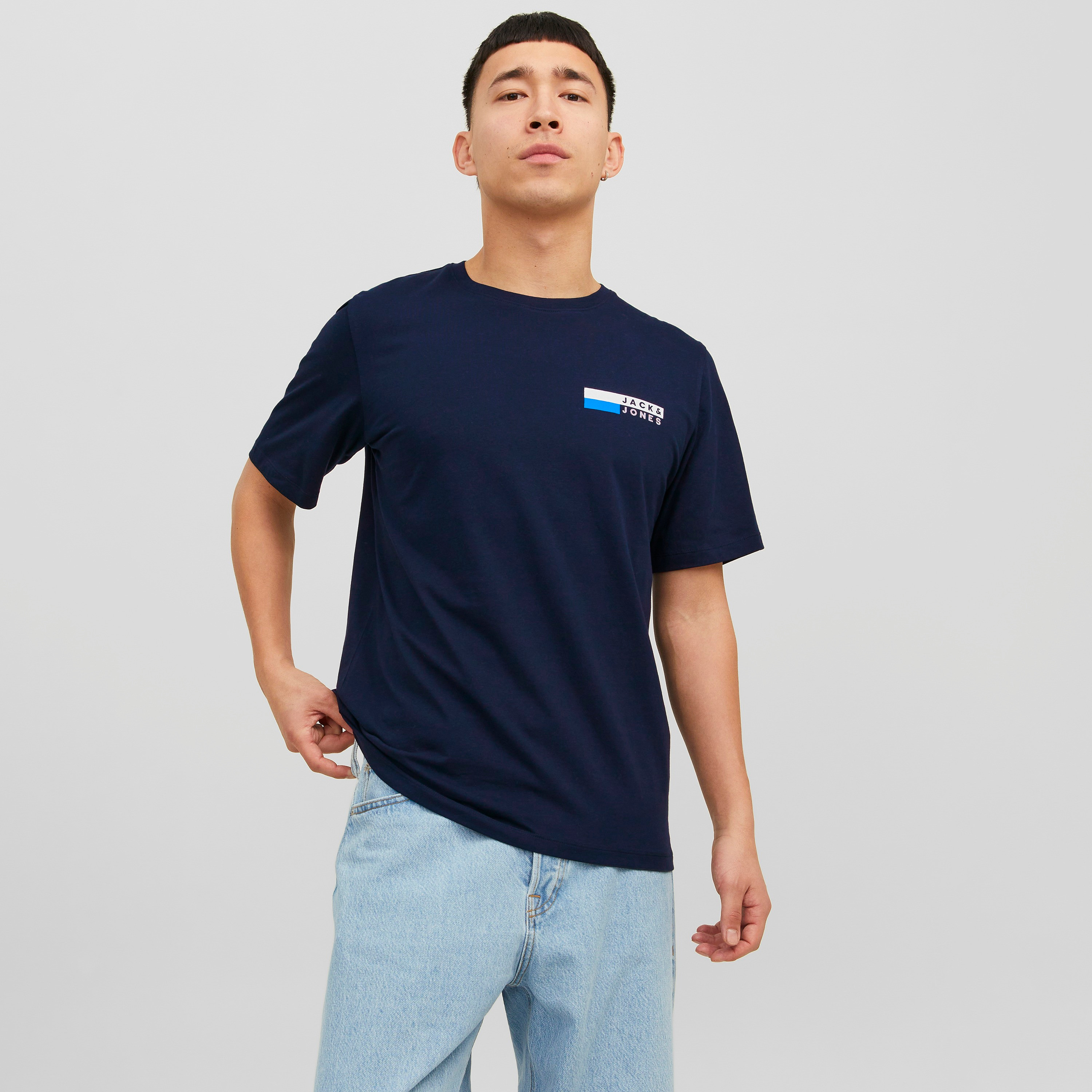 Jack & Jones Logo Crew Neck Short Sleeves T-Shirt-men-clothing-tshirtsandpolos-tshirts-image-1