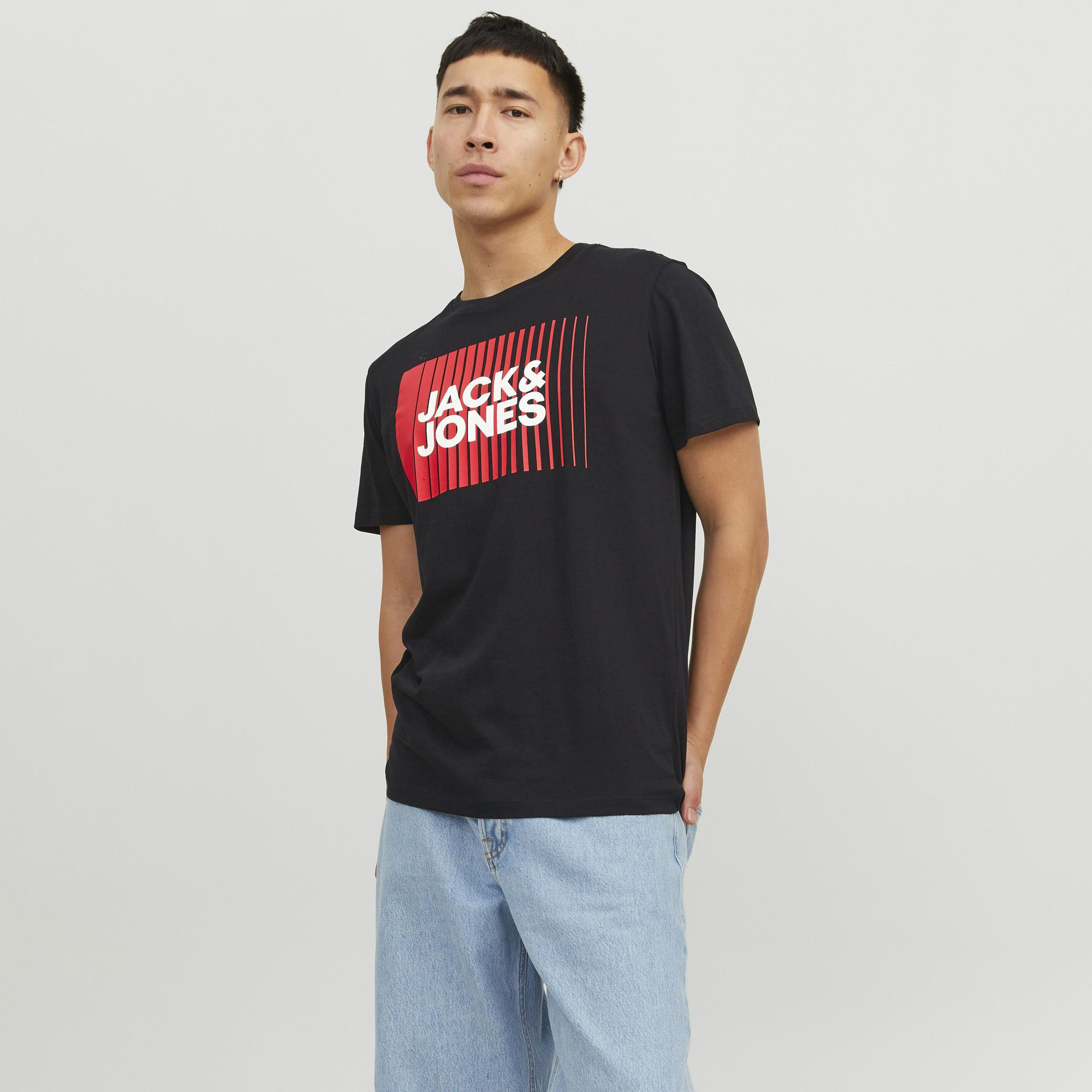 Jack & Jones Logo Crew Neck Short Sleeves T-Shirt-men-clothing-tshirtsandpolos-tshirts-image-1