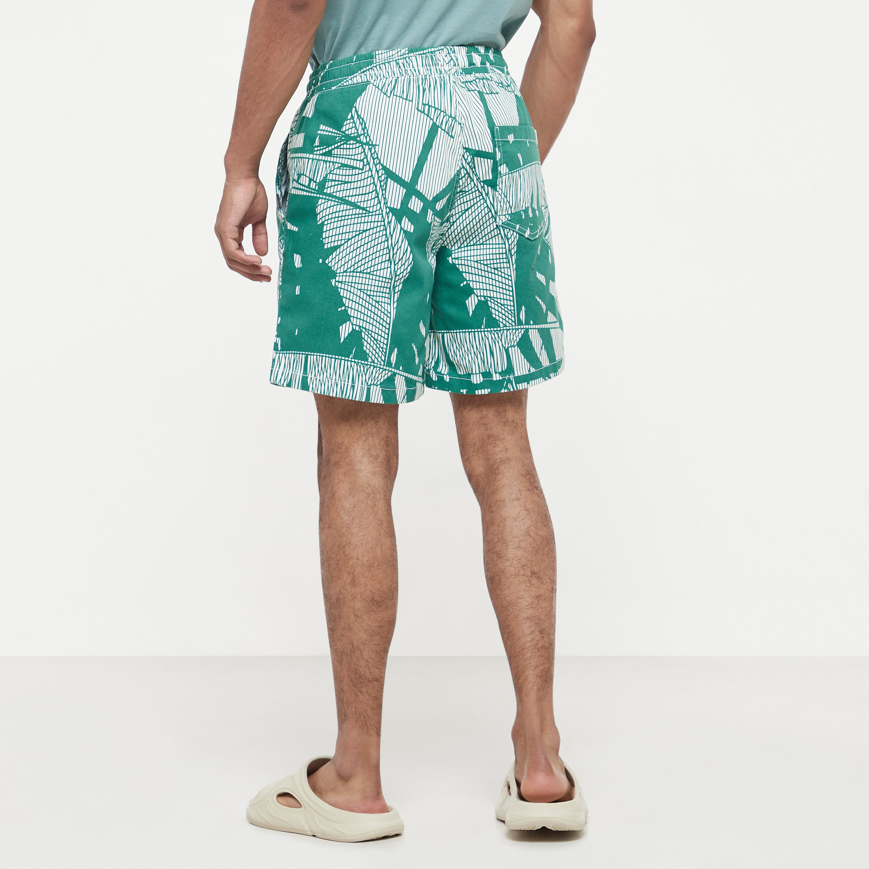 Jack & Jones Mid Waist Drawstring Shorts-men-clothing-bottoms-shorts-image-3