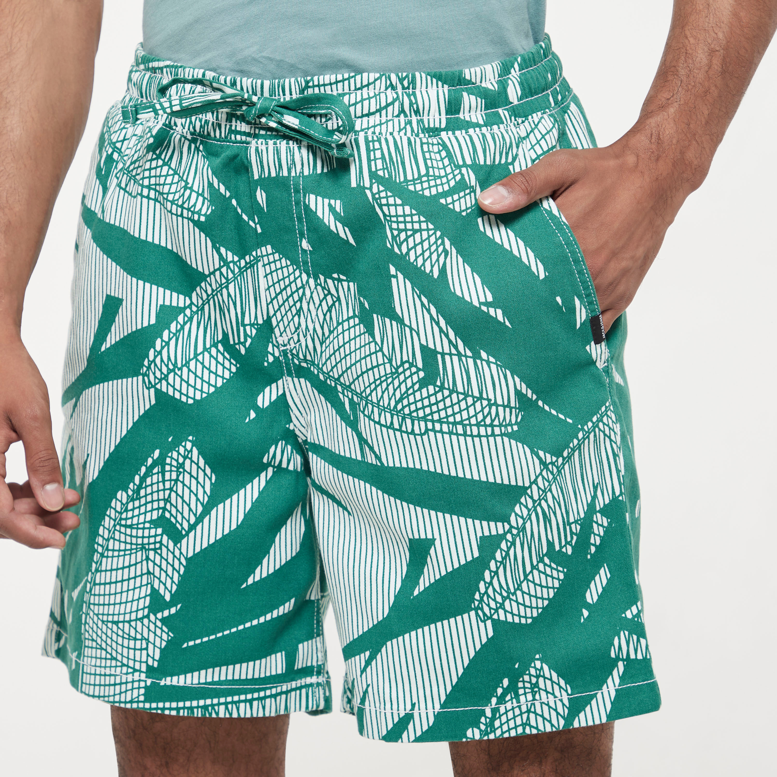 Jack & Jones Mid Waist Drawstring Shorts-men-clothing-bottoms-shorts-image-4