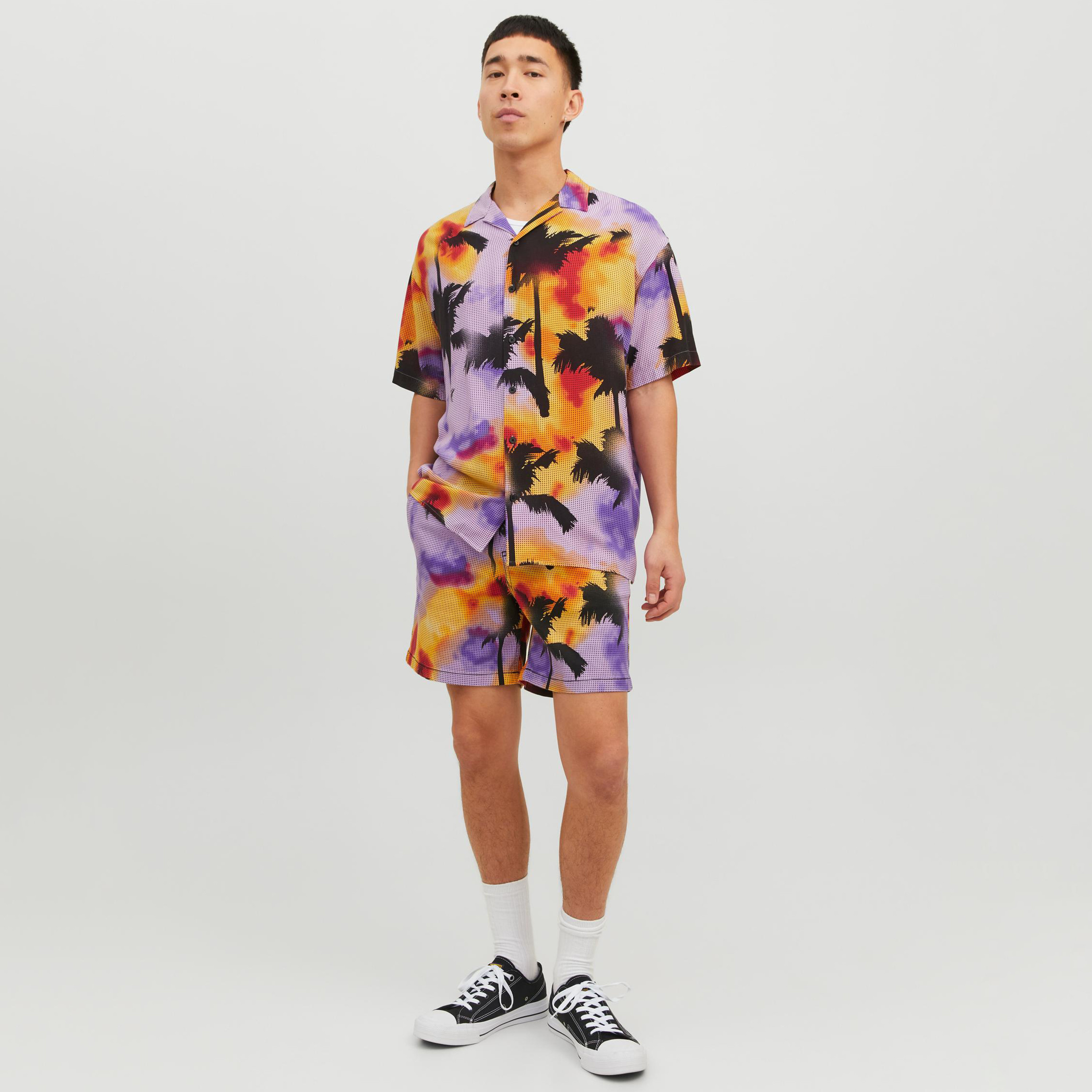 Jack & Jones Mid Waist Drawstring Shorts-men-clothing-bottoms-shorts-image-6