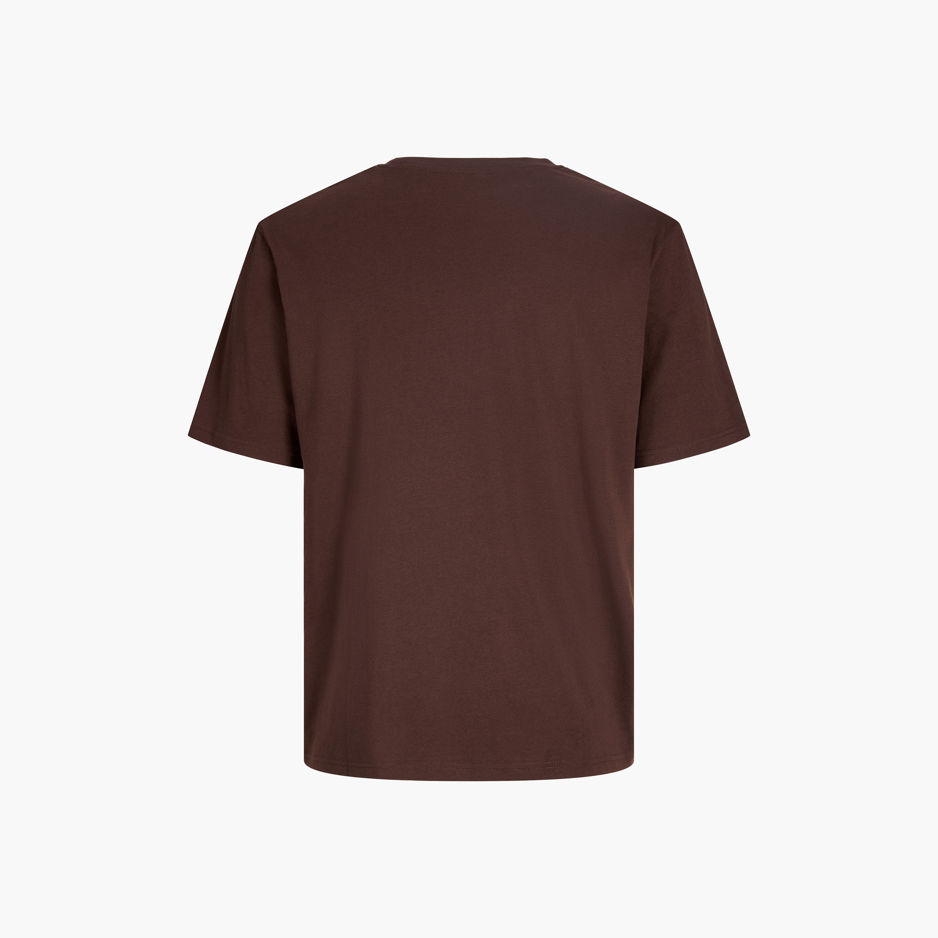 تيشيرت رجالي مطبوع بنص بياقة دائرية وأكمام قصيرة من جاك ان جونز-women-clothing-tshirts-image-8
