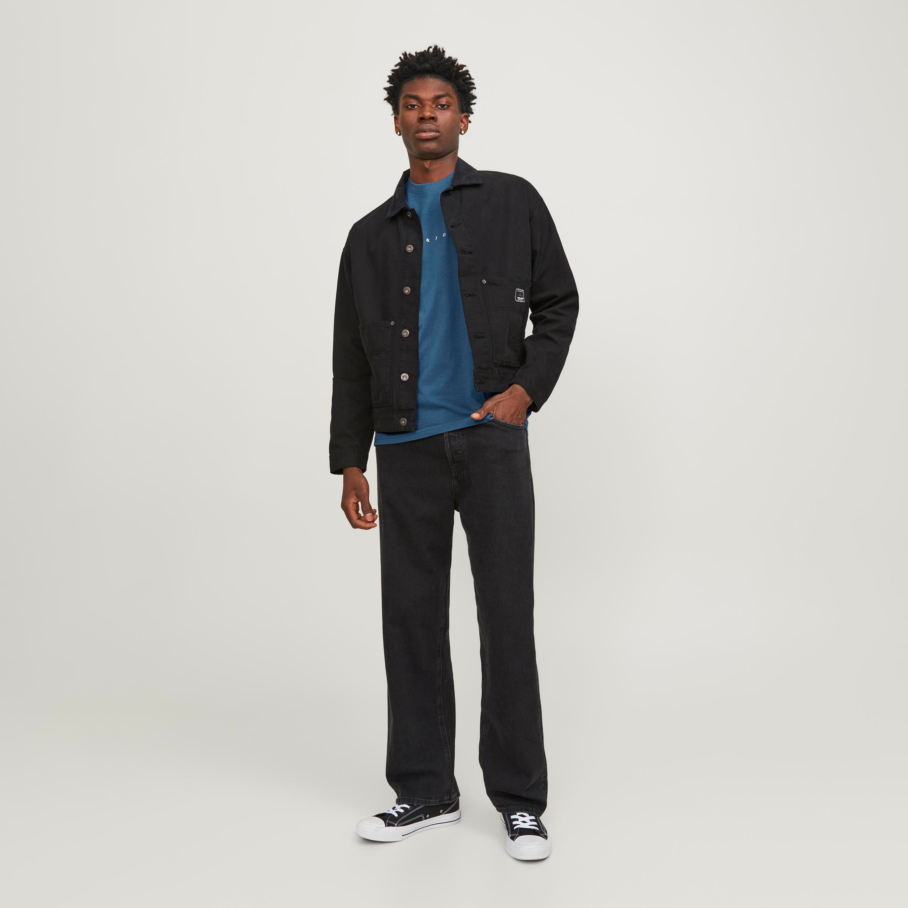 Jack & Jones Logo Crew Neck Short Sleeves T-Shirt-men-clothing-tshirtsandpolos-tshirts-image-2