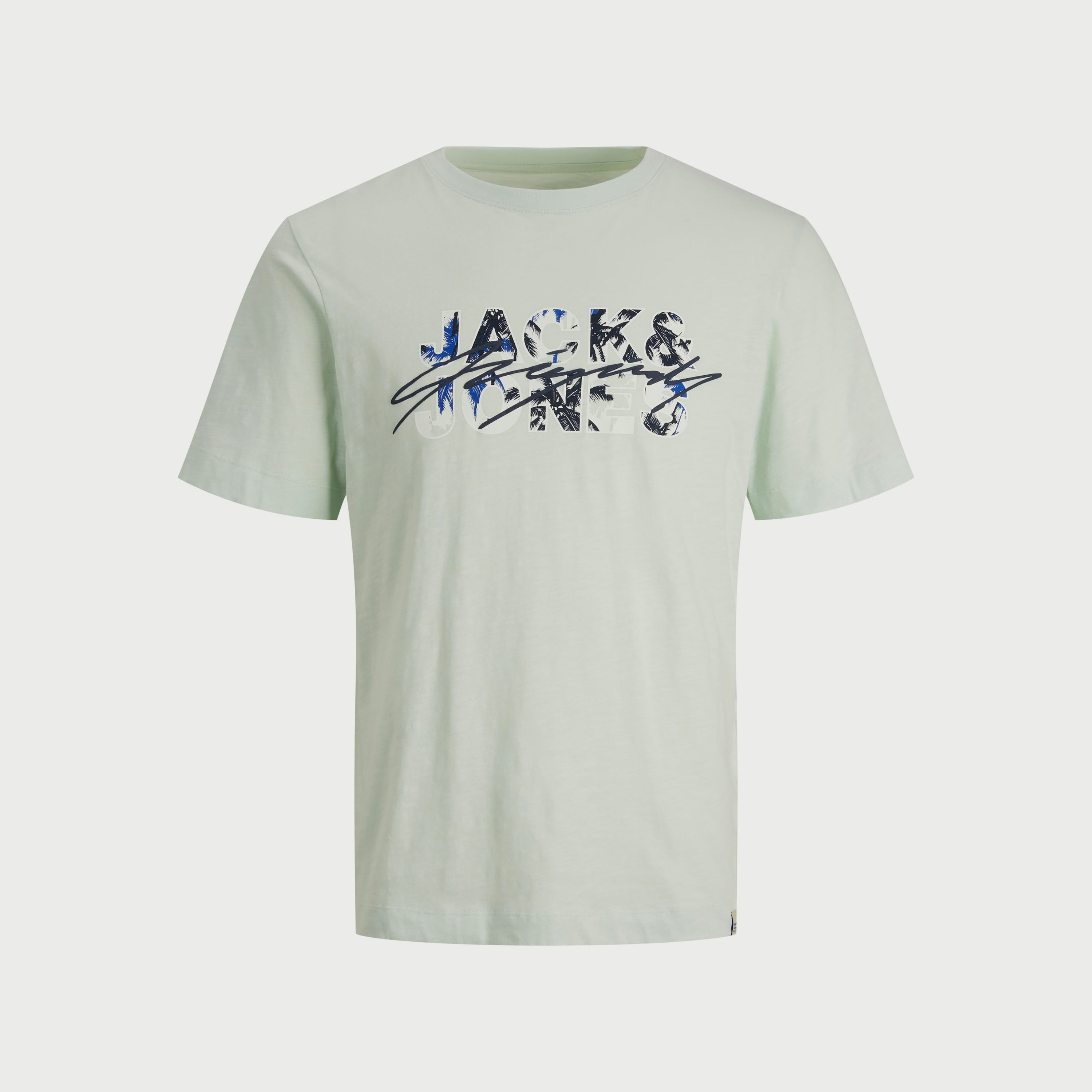  تي شيرت من جاك آند جونز مع شعار بأكمام قصيرة و ياقة مستديرة-men-clothing-tshirtsandpolos-tshirts-image-6