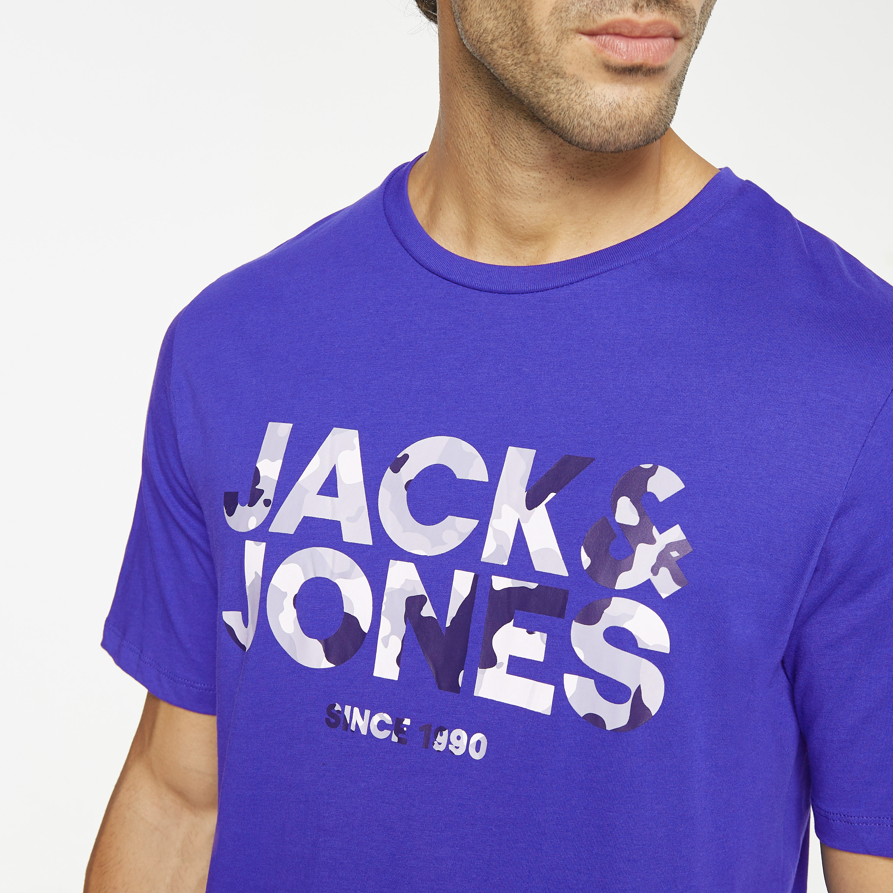 Jack & Jones Logo Crew Neck Short Sleeves T-Shirt-men-clothing-tshirtsandpolos-tshirts-image-4