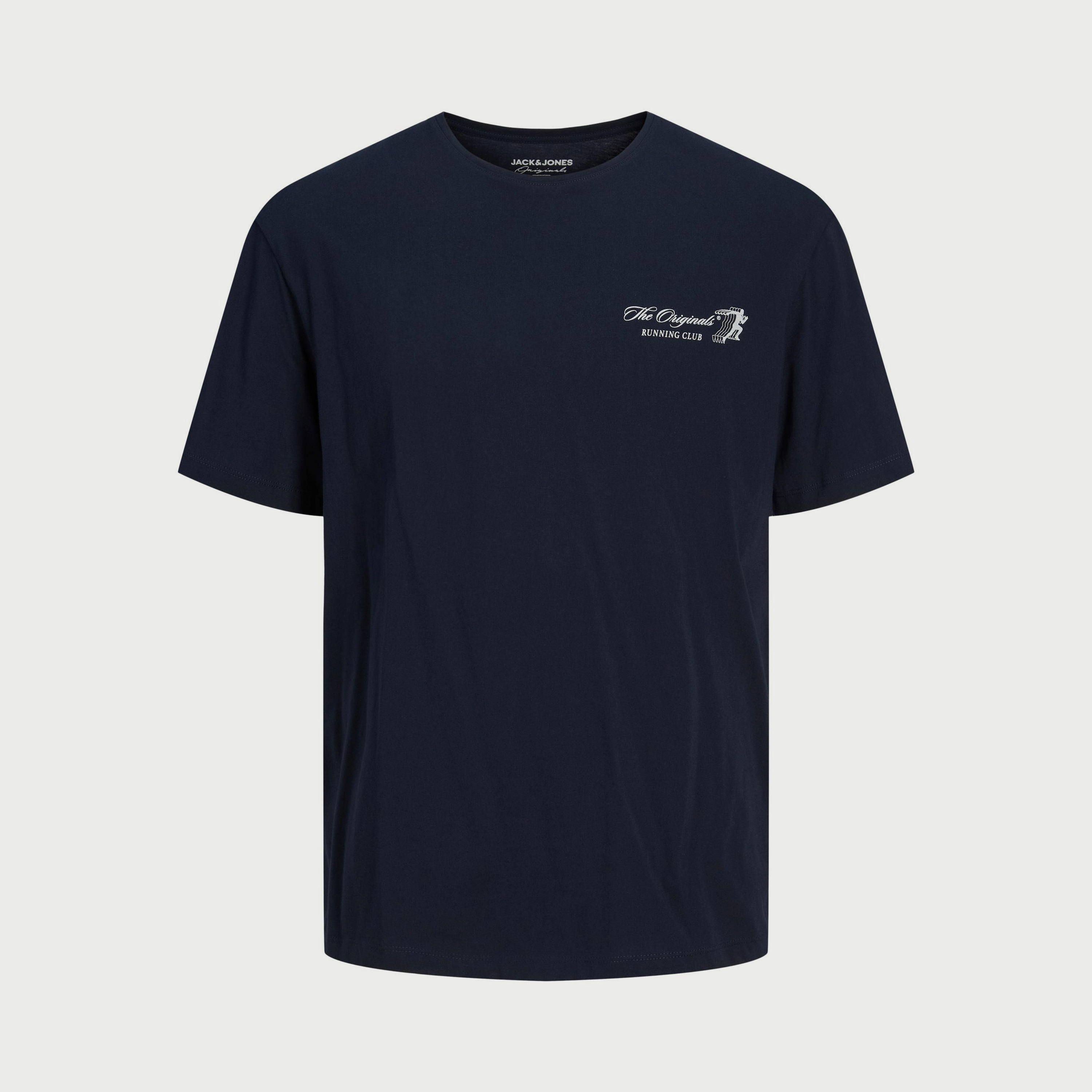  تي شيرت من جاك آند جونز مع مطبوع بأكمام قصيرة و ياقة مستديرة-men-clothing-tshirtsandpolos-tshirts-image-5