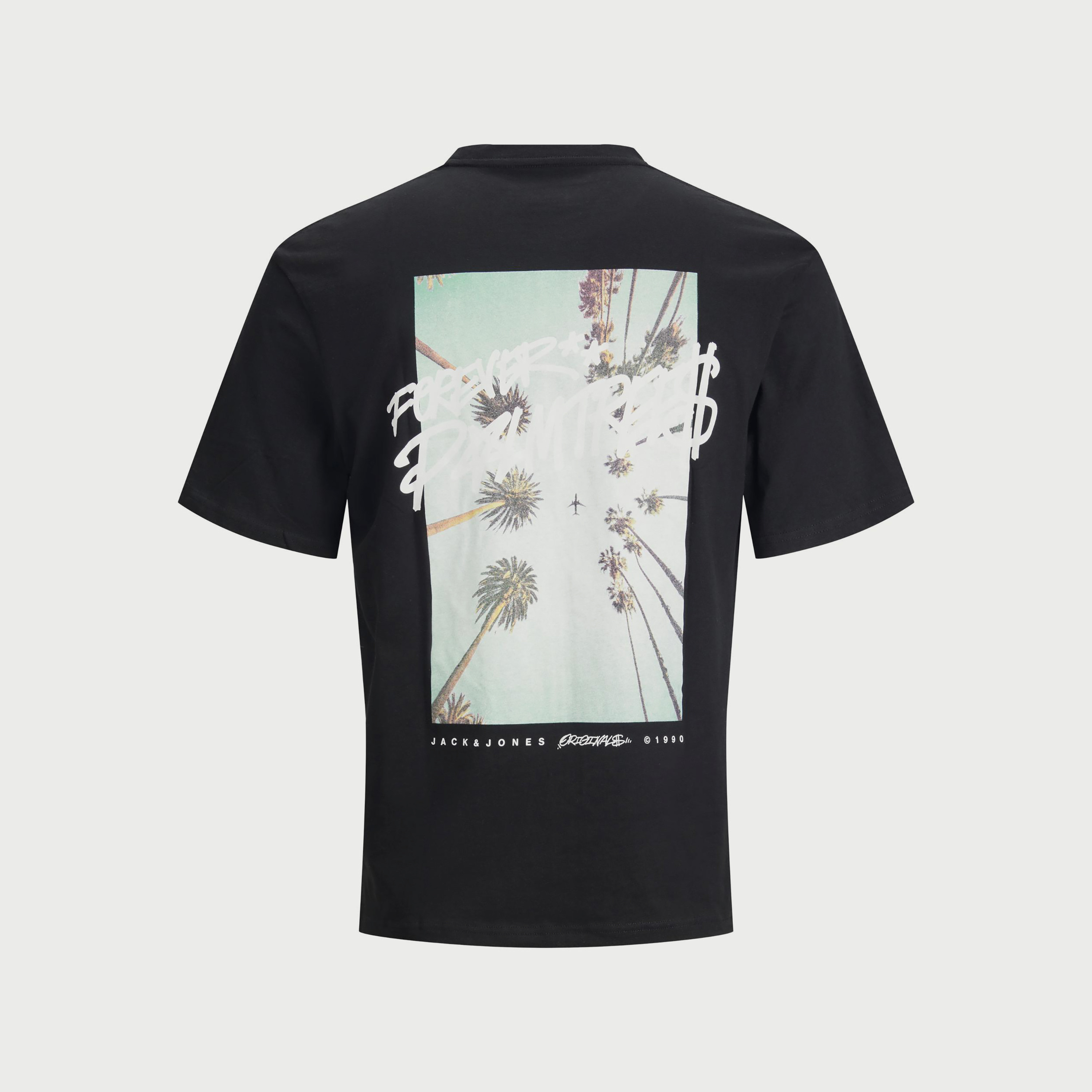  تي شيرت من جاك آند جونز مع جرافيك بأكمام قصيرة و ياقة مستديرة-men-clothing-tshirtsandpolos-tshirts-image-3