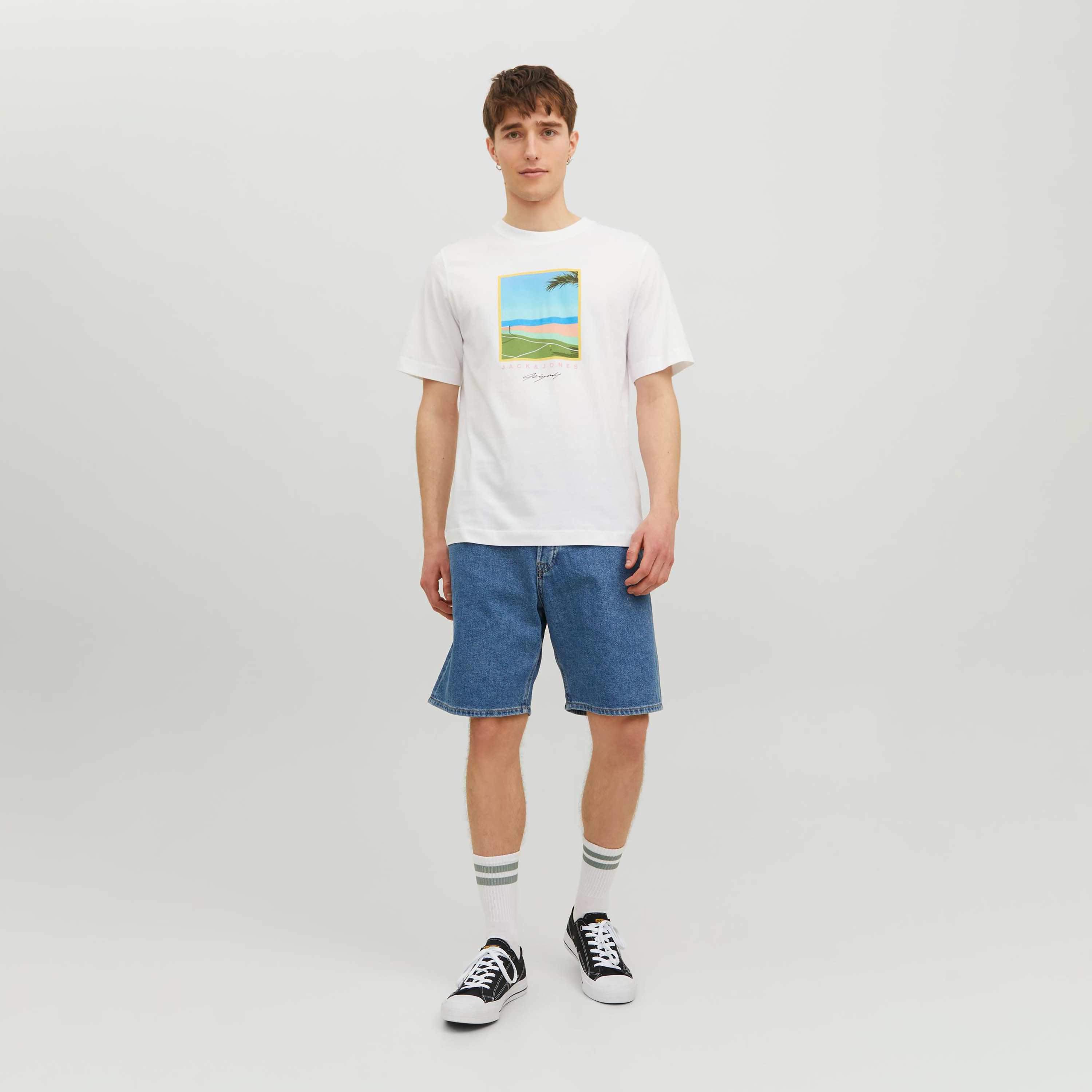 Jack & Jones Graphic Crew Neck Short Sleeves T-Shirt-men-clothing-tshirtsandpolos-tshirts-image-2