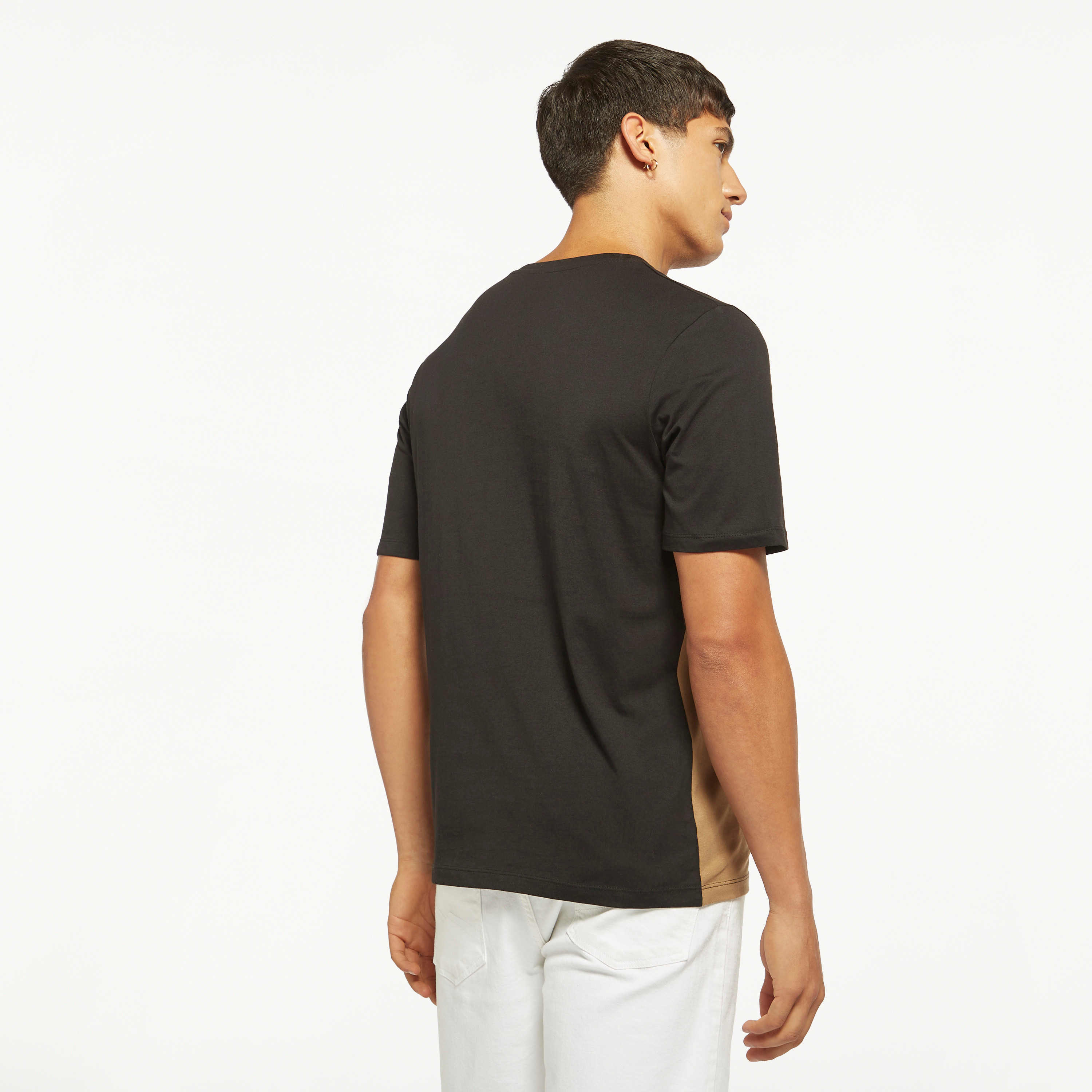 Jack & Jones Colour Block Crew Neck Short Sleeves T-Shirt-men-clothing-tshirtsandpolos-tshirts-image-4