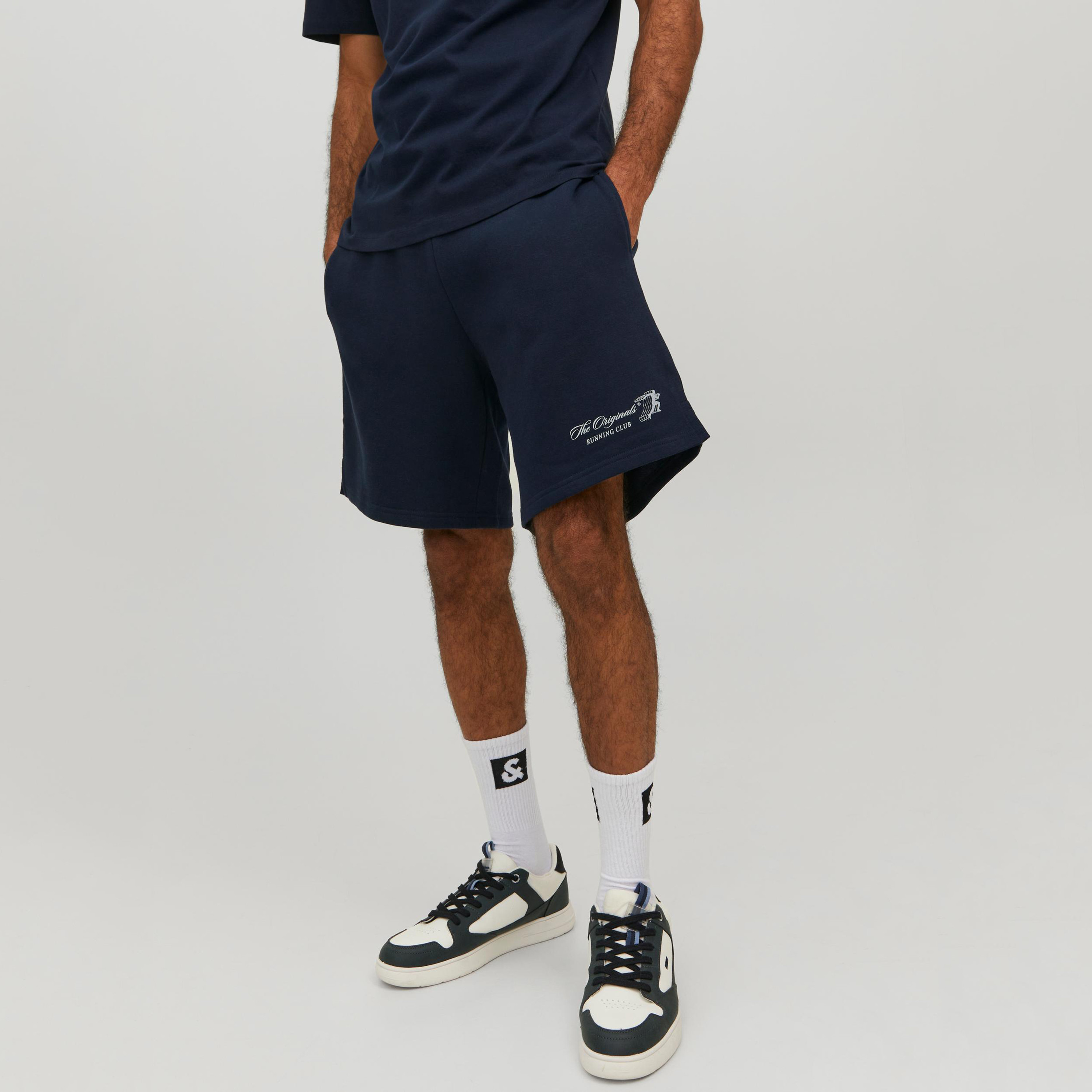 Jack & Jones Plain Shorts with 3 Pockets-men-clothing-bottoms-shorts-image-1