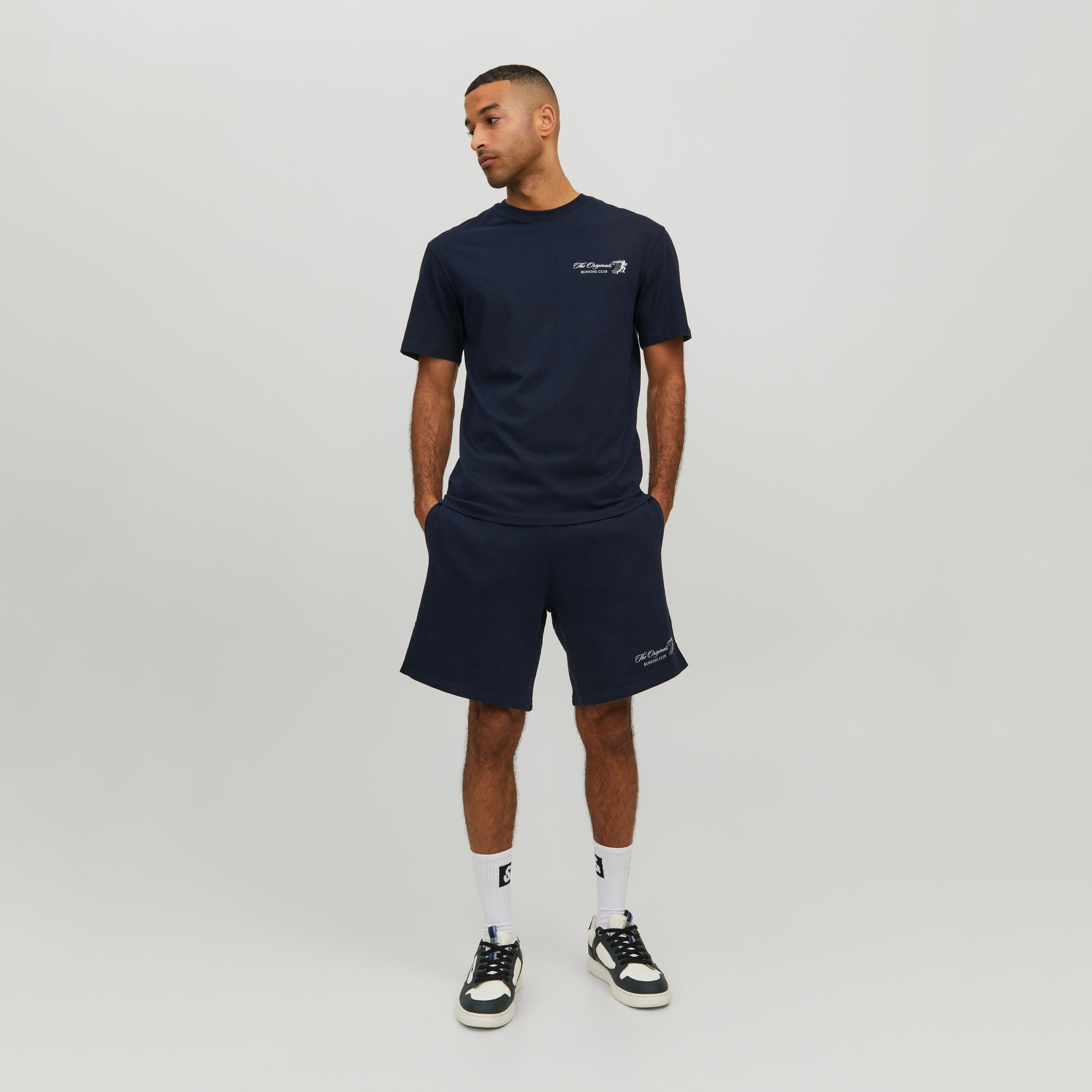 Jack & Jones Plain Shorts with 3 Pockets-men-clothing-bottoms-shorts-image-2