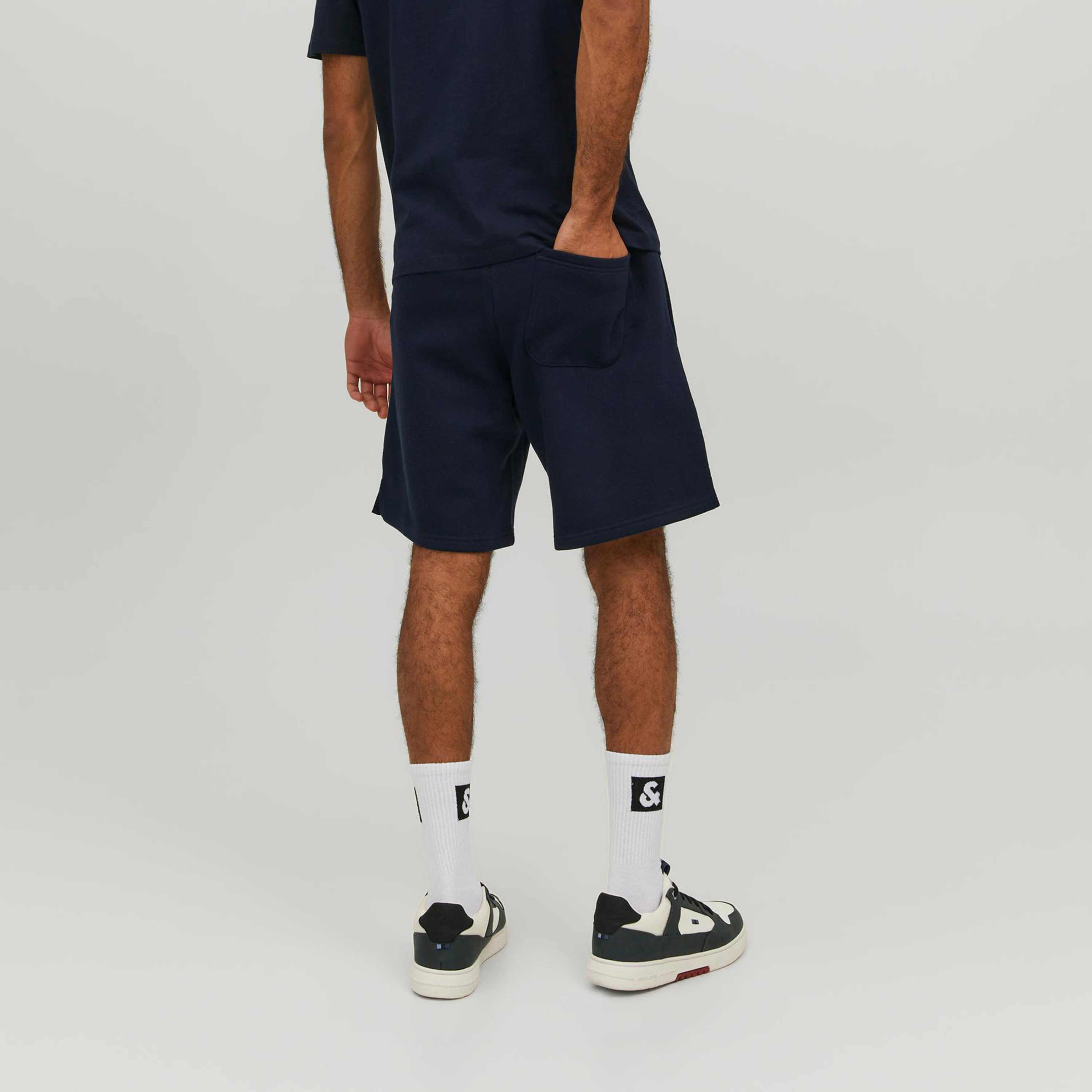 Jack & Jones Plain Shorts with 3 Pockets-men-clothing-bottoms-shorts-image-4