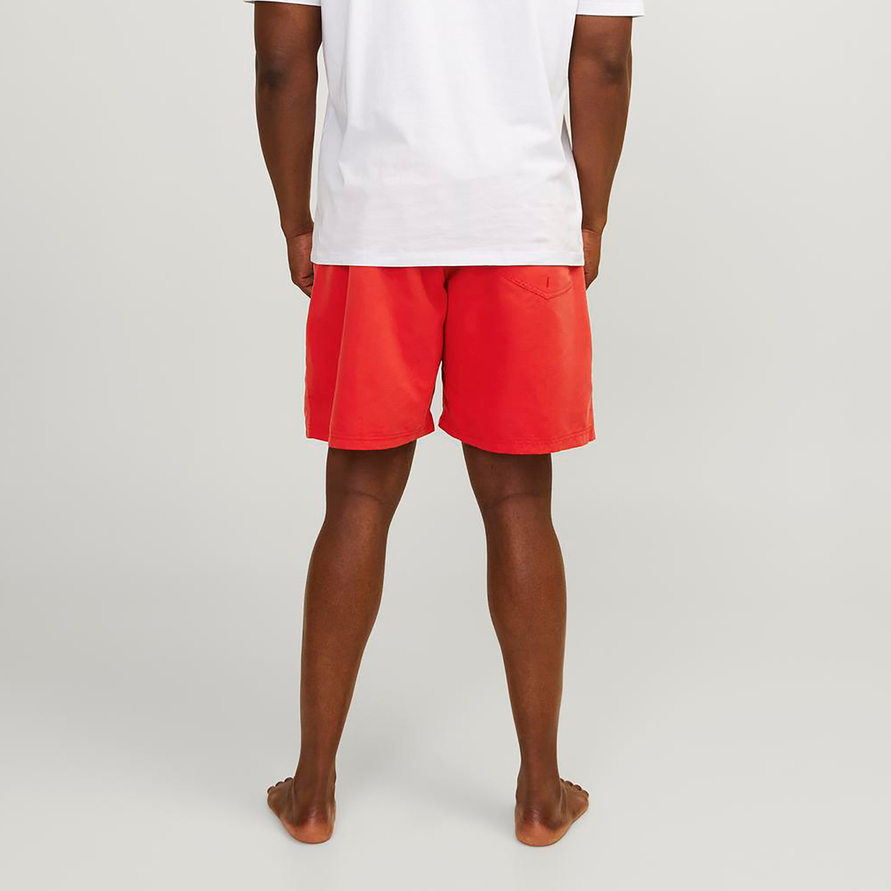 Jack & Jones Plus Size Plain Drawstring Waistband Swim Shorts-men-clothing-bottoms-shorts-image-8