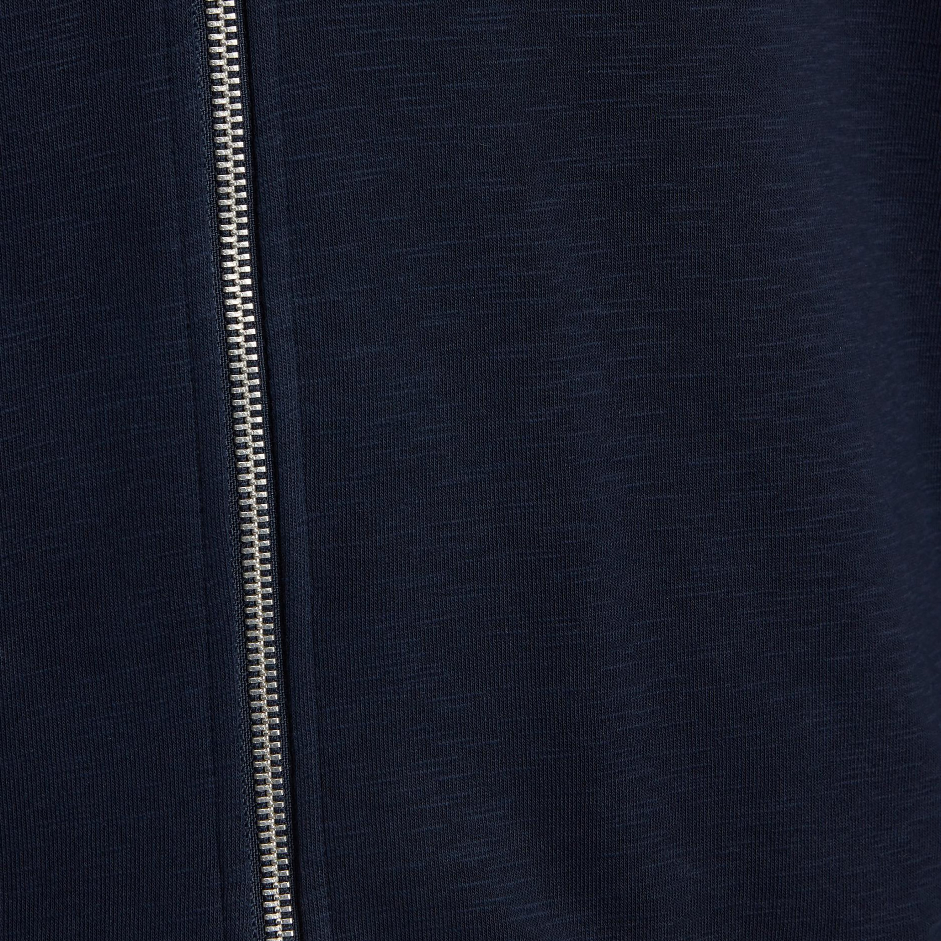 هودي ذو بلس سايز من جاك آند جونز بمطبوع بأكمام طويلة مع إغلاق بسحاب-men-winterwear-hoodiesandsweatshirts-image-2