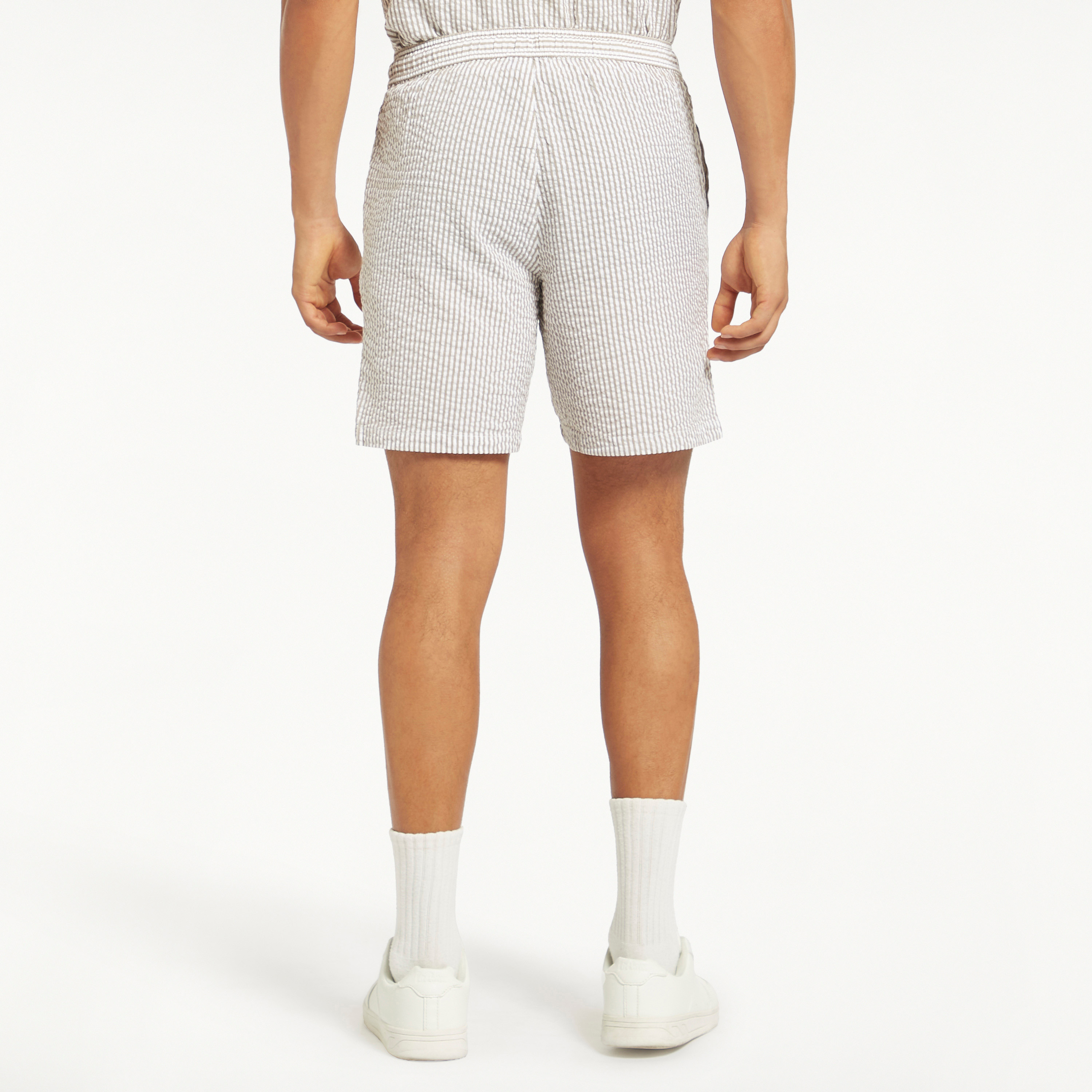 Jack & Jones Striped Mid-Rise Drawstring Shorts-men-clothing-swimandbeach-shorts-image-4