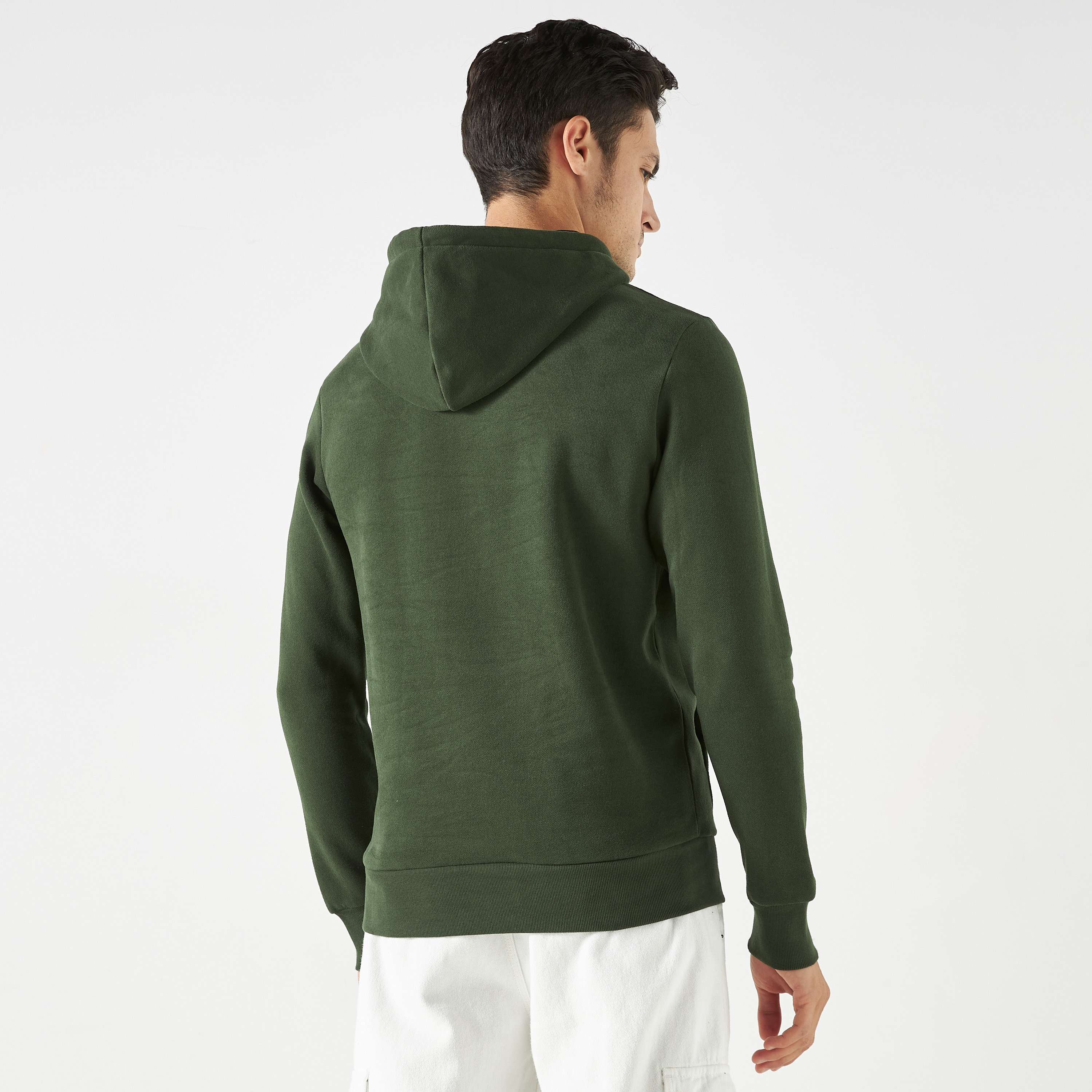 هودي من جاك آند جونز سادة بأكمام طويلة وجيب كانغارو-men-winterwear-hoodiesandsweatshirts-image-7