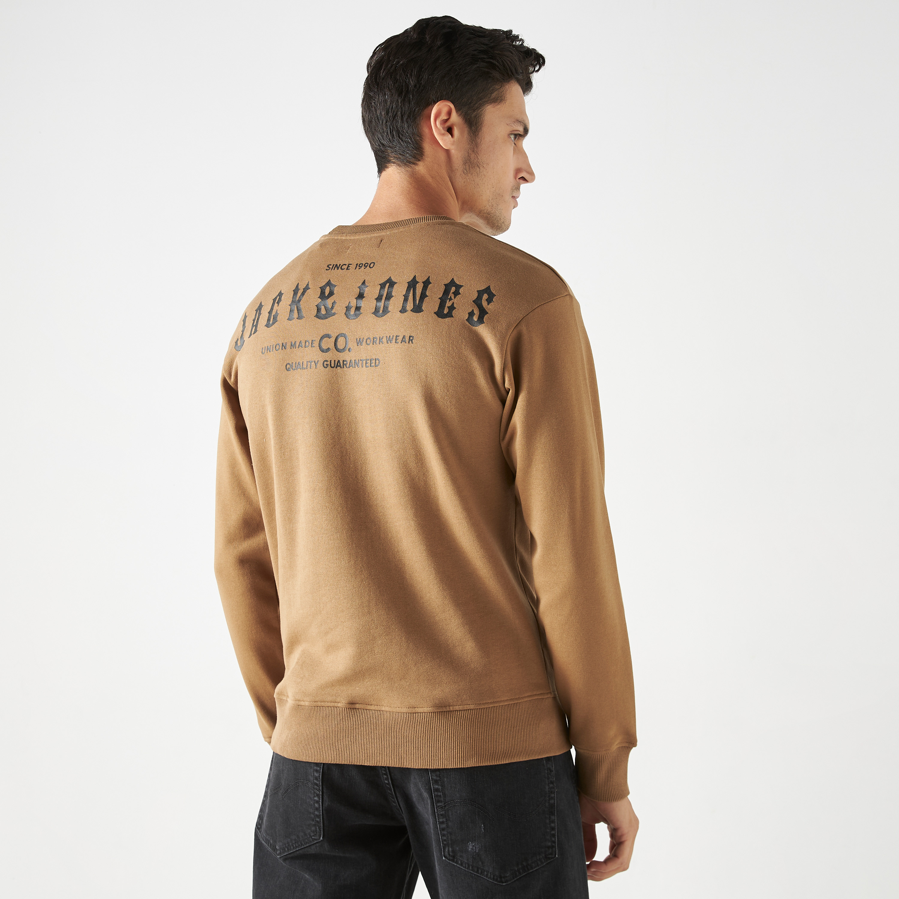 Jack & Jones Knitted Crew Neck Long Sleeves Sweatshirt-men-winterwear-hoodiesandsweatshirts-image-11
