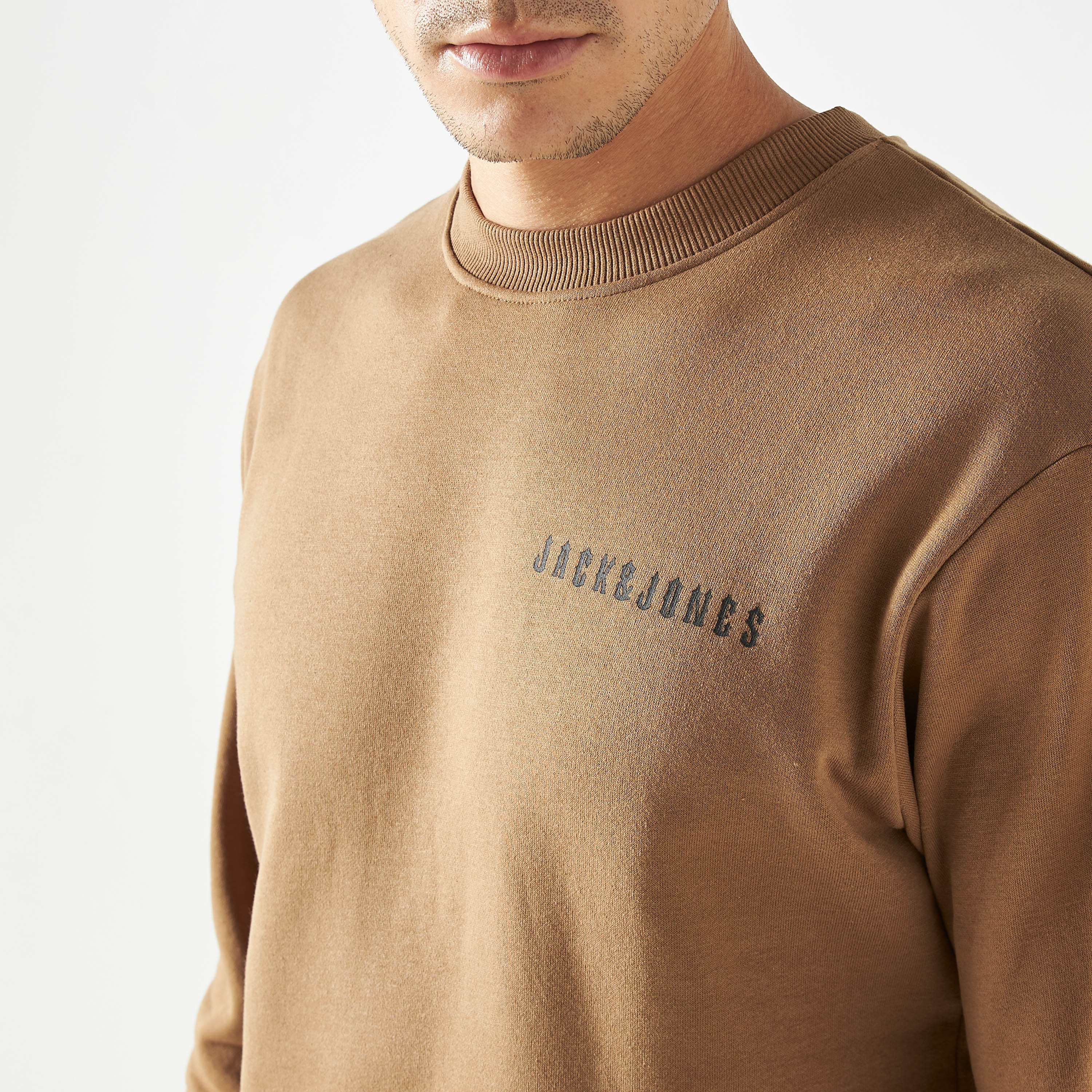 Jack & Jones Knitted Crew Neck Long Sleeves Sweatshirt-men-winterwear-hoodiesandsweatshirts-image-12
