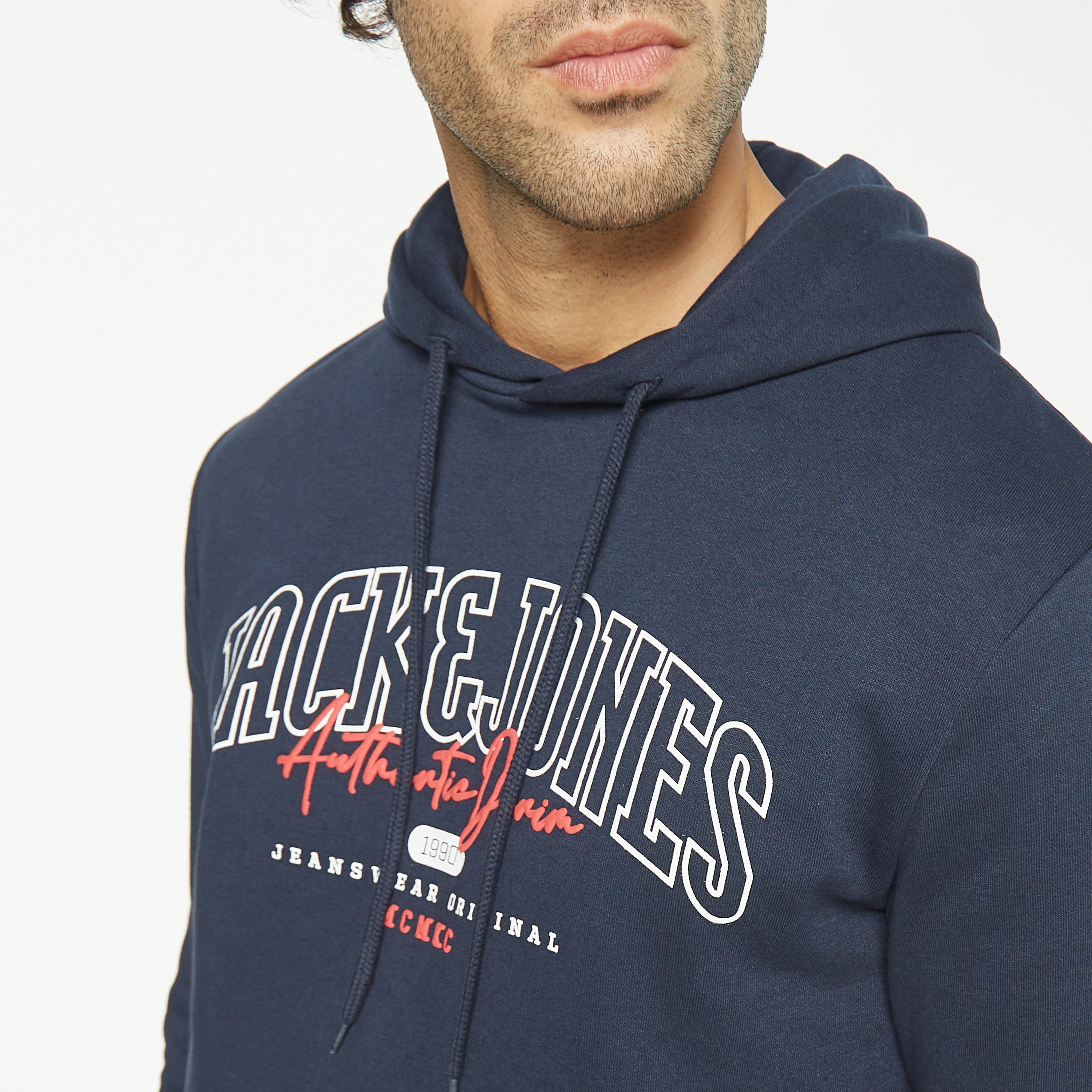  هودي جاك آند جونز مع شعار بأكمام طويلة-men-winterwear-hoodiesandsweatshirts-image-8